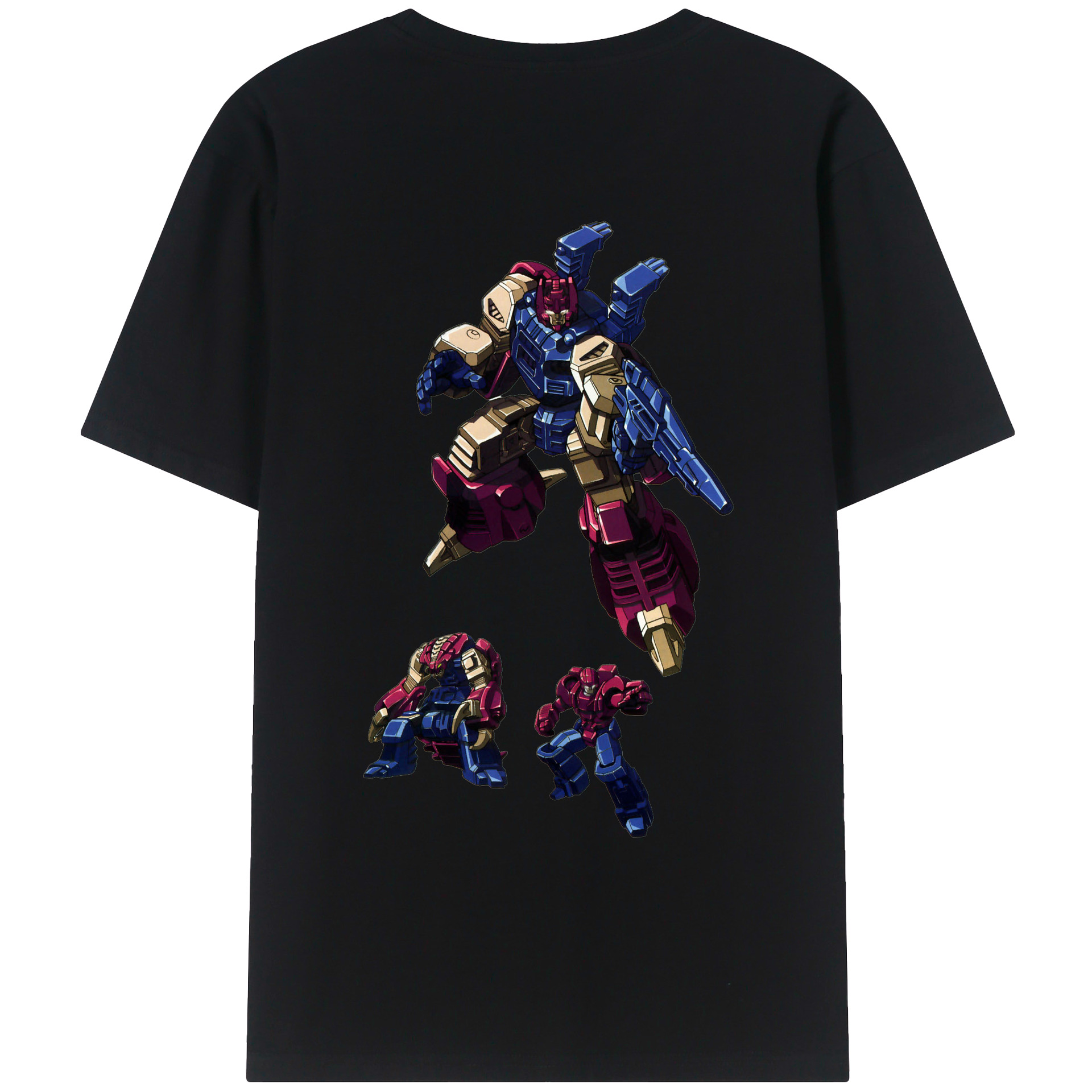 （画像用）  綿100％ メンズ半袖Tシャツ（バックプリント） 通気性