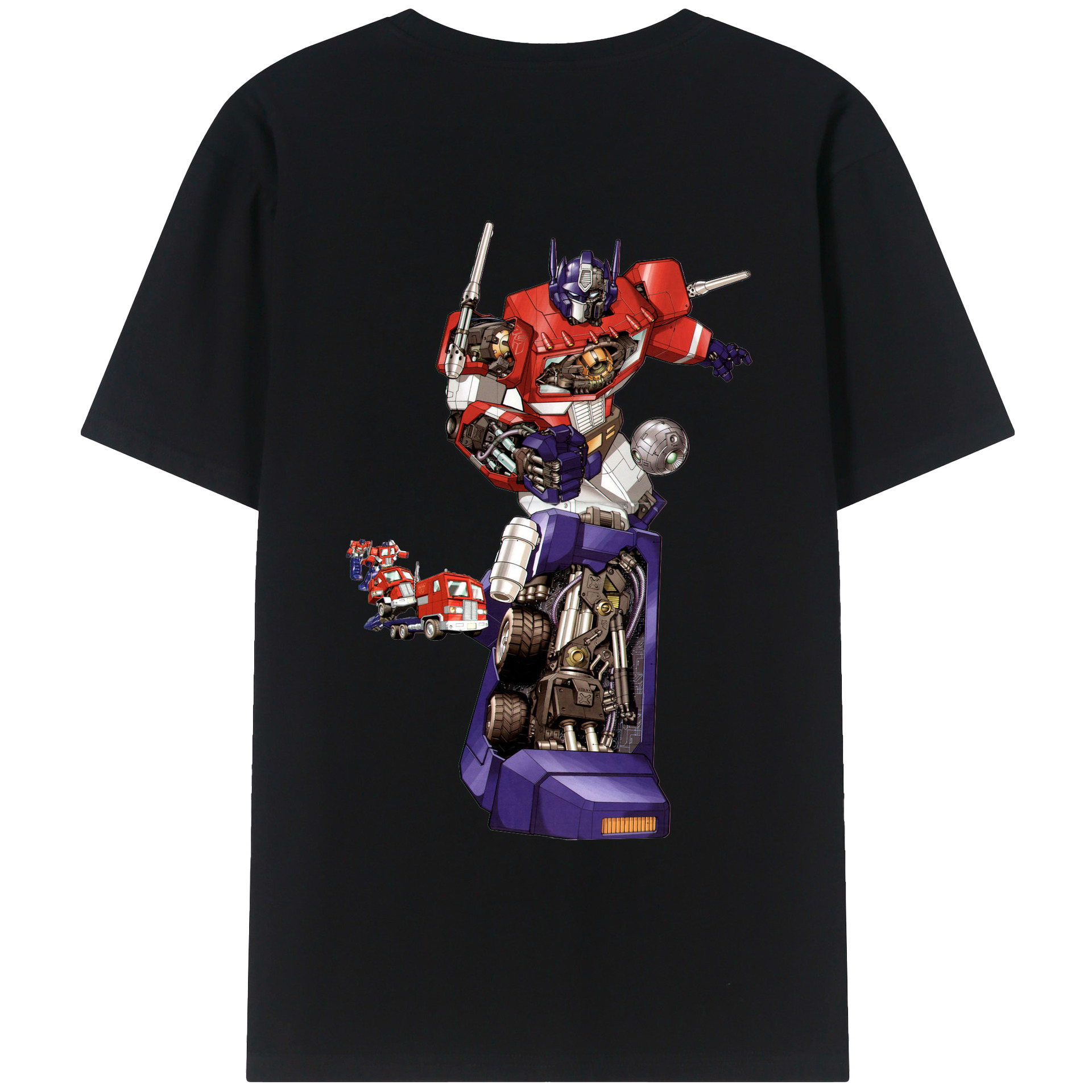 （画像用）  綿100％ メンズ半袖Tシャツ（バックプリント） 通気性