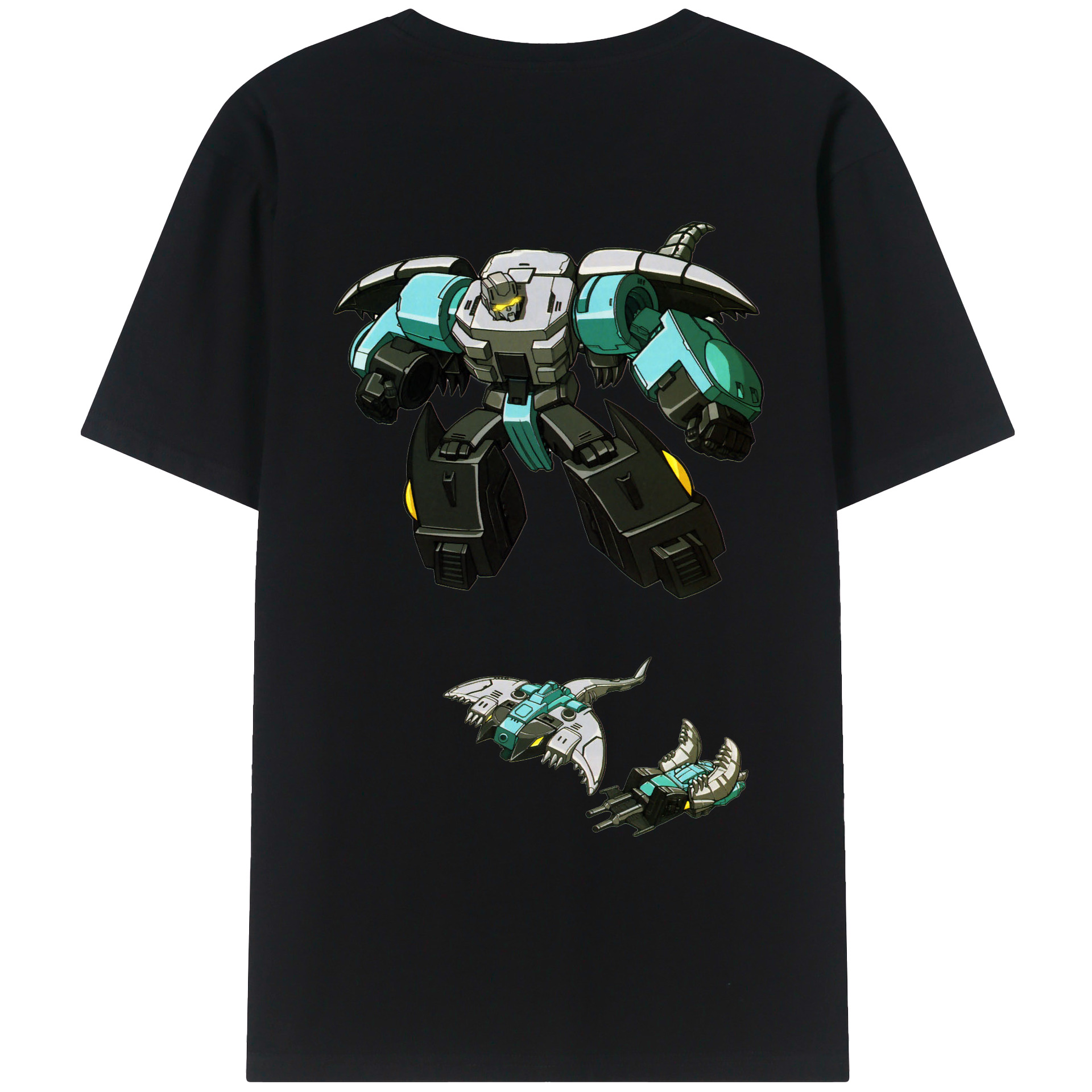 （画像用）  綿100％ メンズ半袖Tシャツ（バックプリント） 通気性