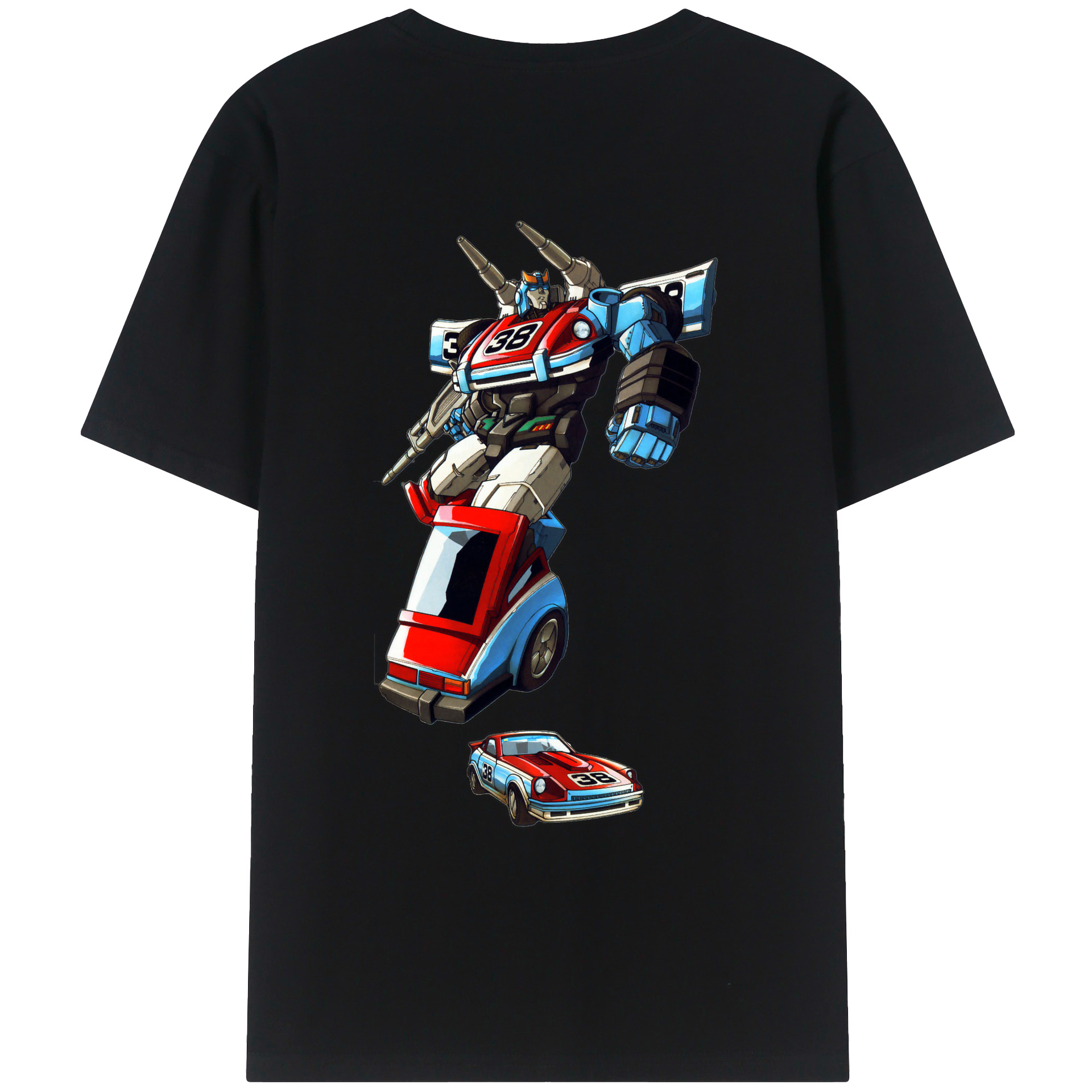 （画像用）  綿100％ メンズ半袖Tシャツ（バックプリント） 通気性