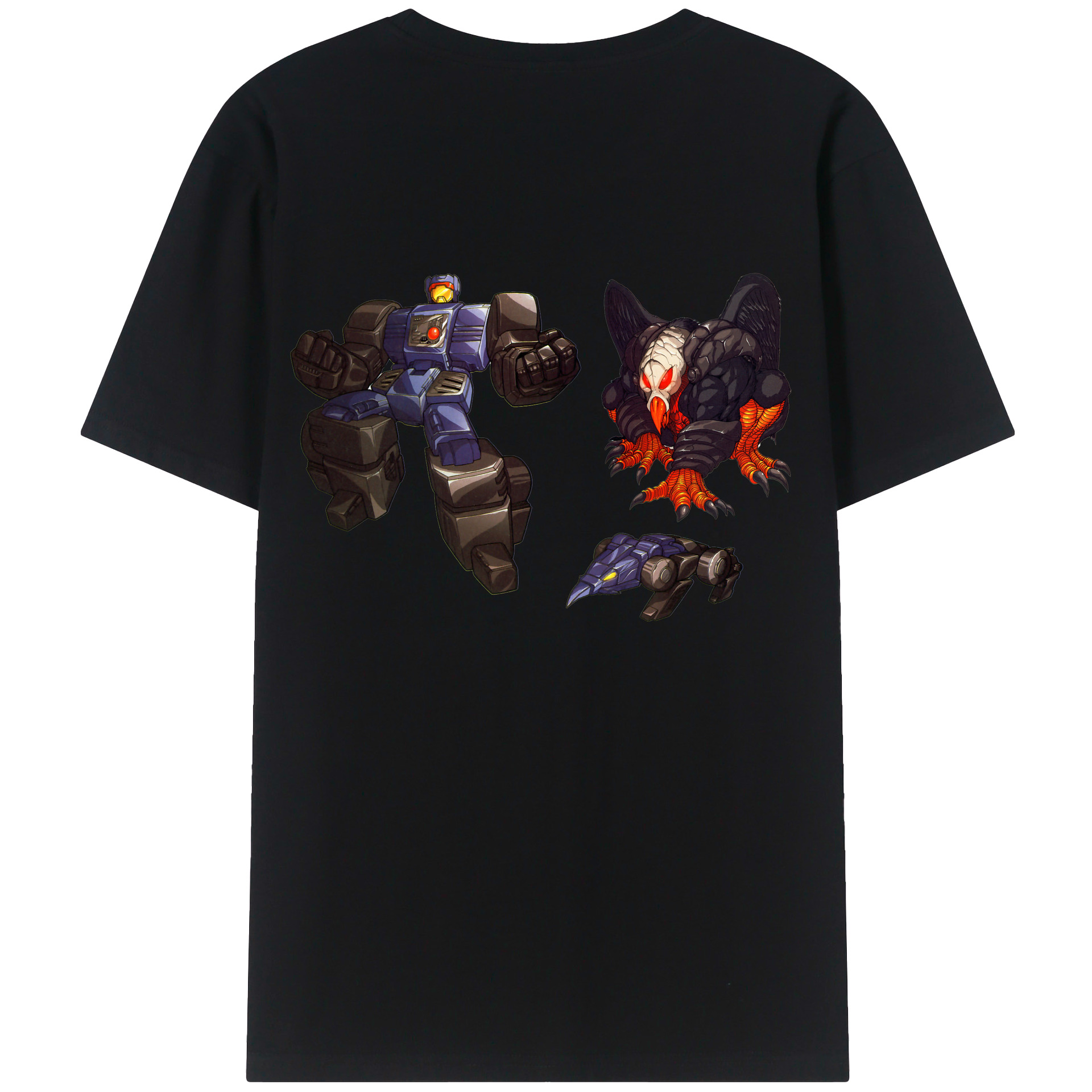 （画像用）  綿100％ メンズ半袖Tシャツ（バックプリント） 通気性