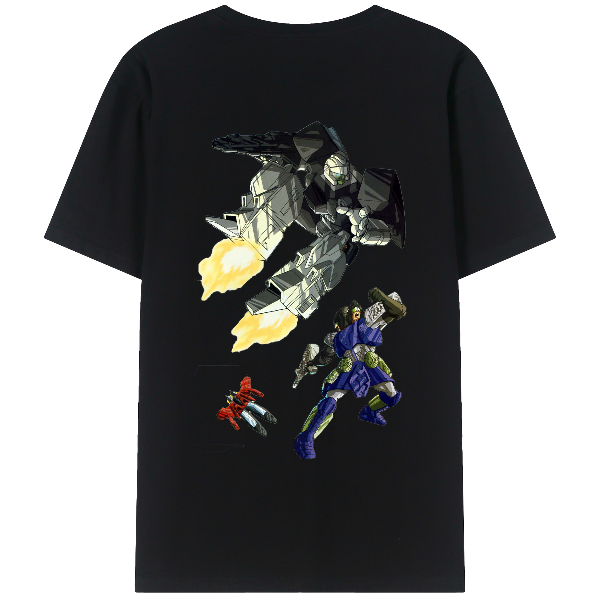 （画像用）  綿100％ メンズ半袖Tシャツ（バックプリント） 通気性