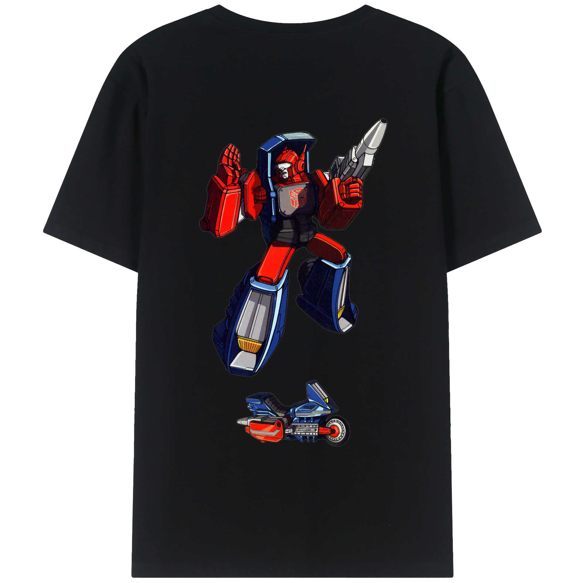 （画像用）  綿100％ メンズ半袖Tシャツ（バックプリント） 通気性