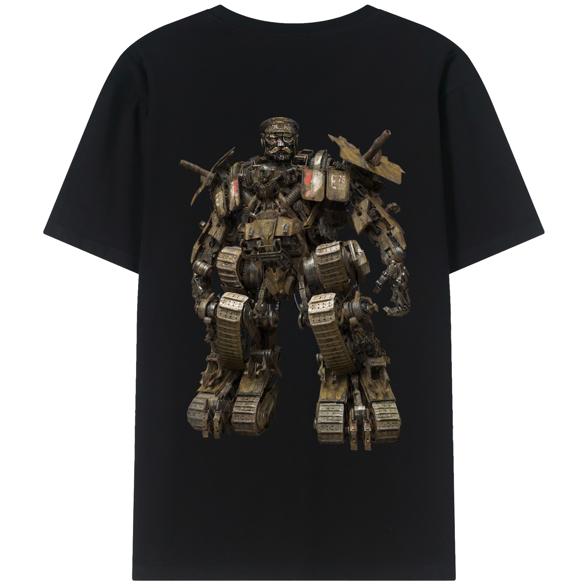（画像用）  綿100％ メンズ半袖Tシャツ（バックプリント） 通気性