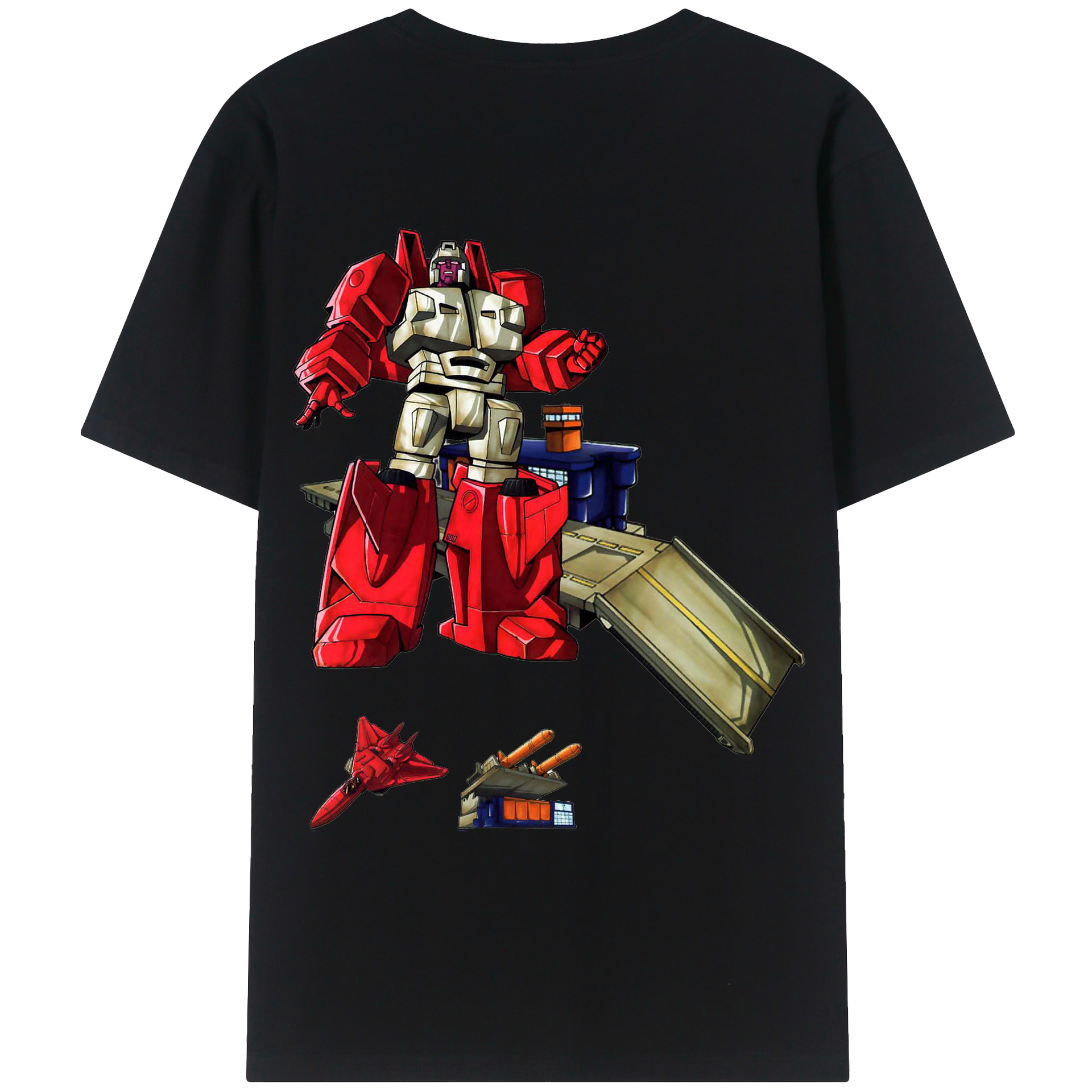 （画像用）  綿100％ メンズ半袖Tシャツ（バックプリント） 通気性