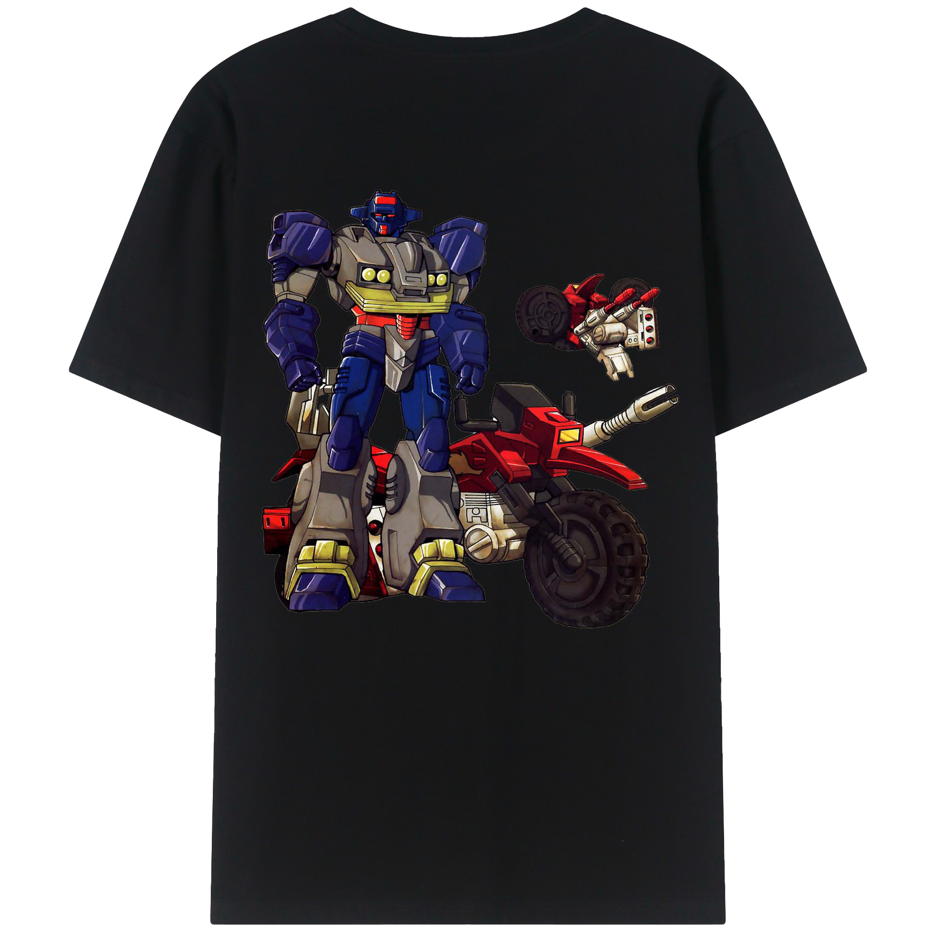 （画像用）  綿100％ メンズ半袖Tシャツ（バックプリント） 通気性