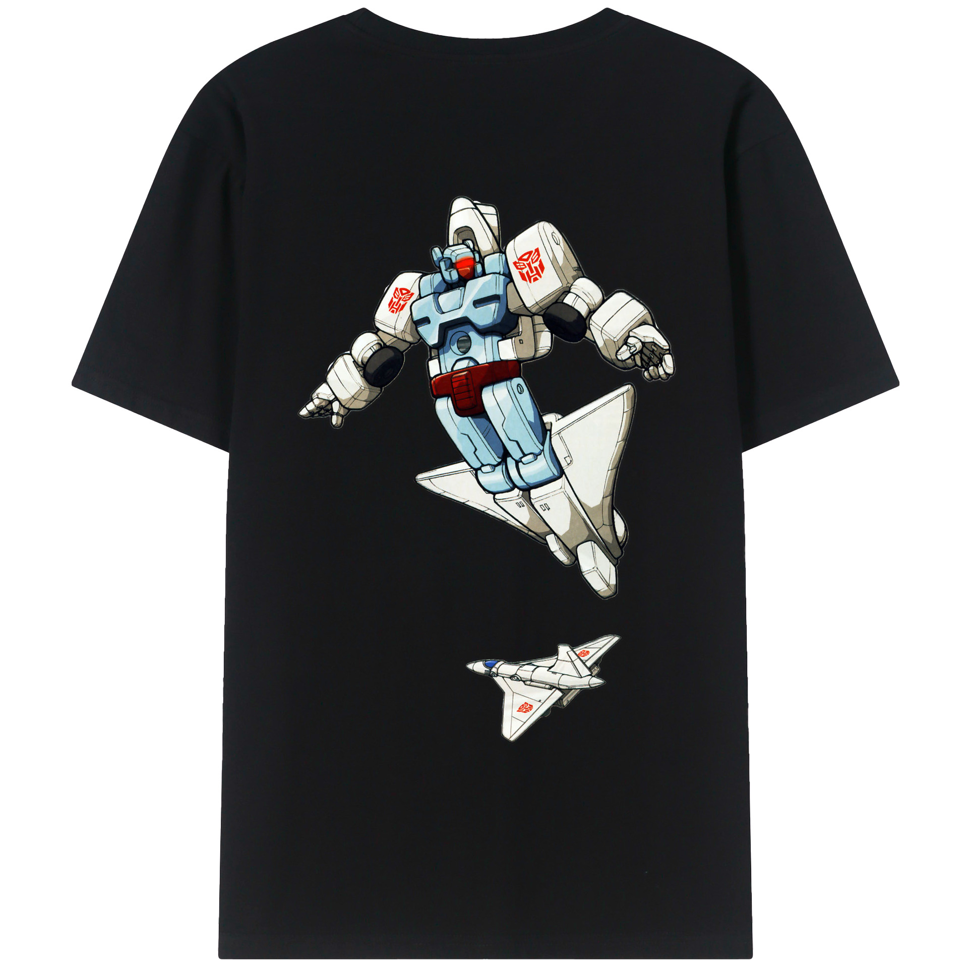 （画像用）  綿100％ メンズ半袖Tシャツ（バックプリント） 通気性