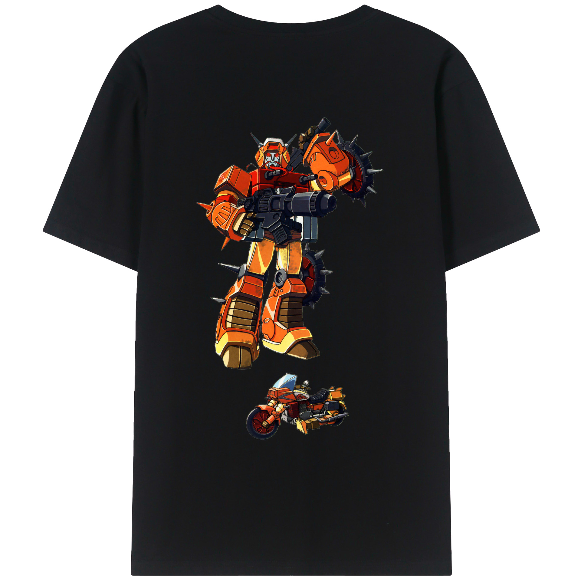 （画像用）  綿100％ メンズ半袖Tシャツ（バックプリント） 通気性