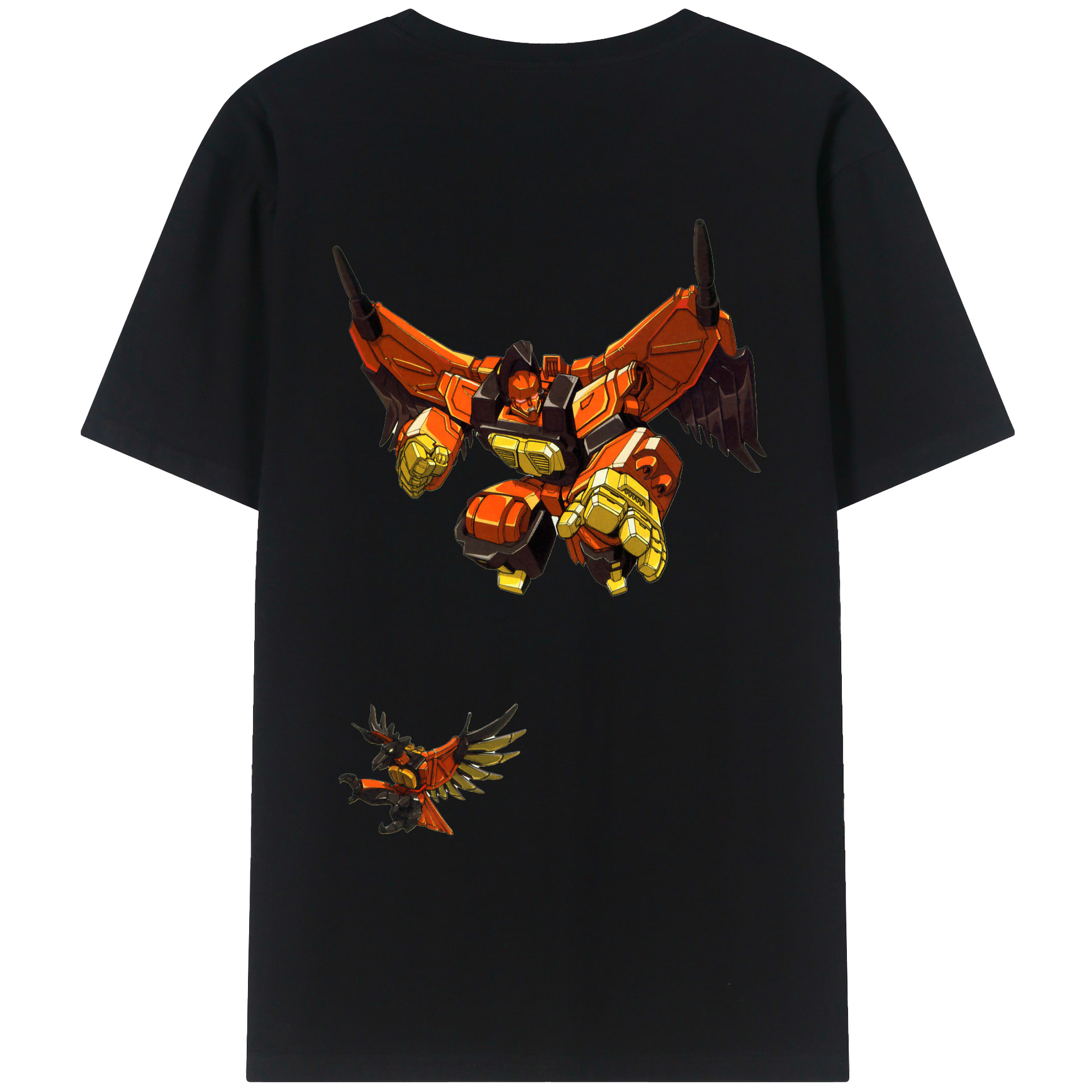（画像用）  綿100％ メンズ半袖Tシャツ（バックプリント） 通気性