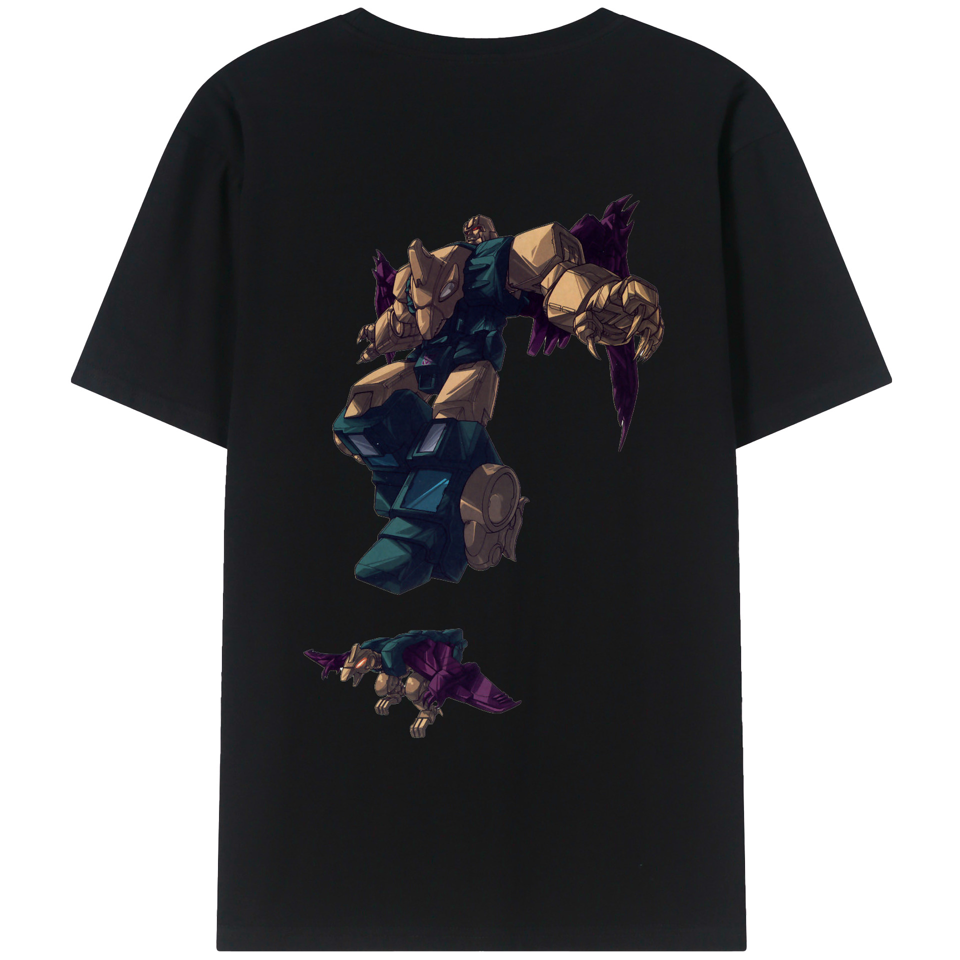 （画像用）  綿100％ メンズ半袖Tシャツ（バックプリント） 通気性