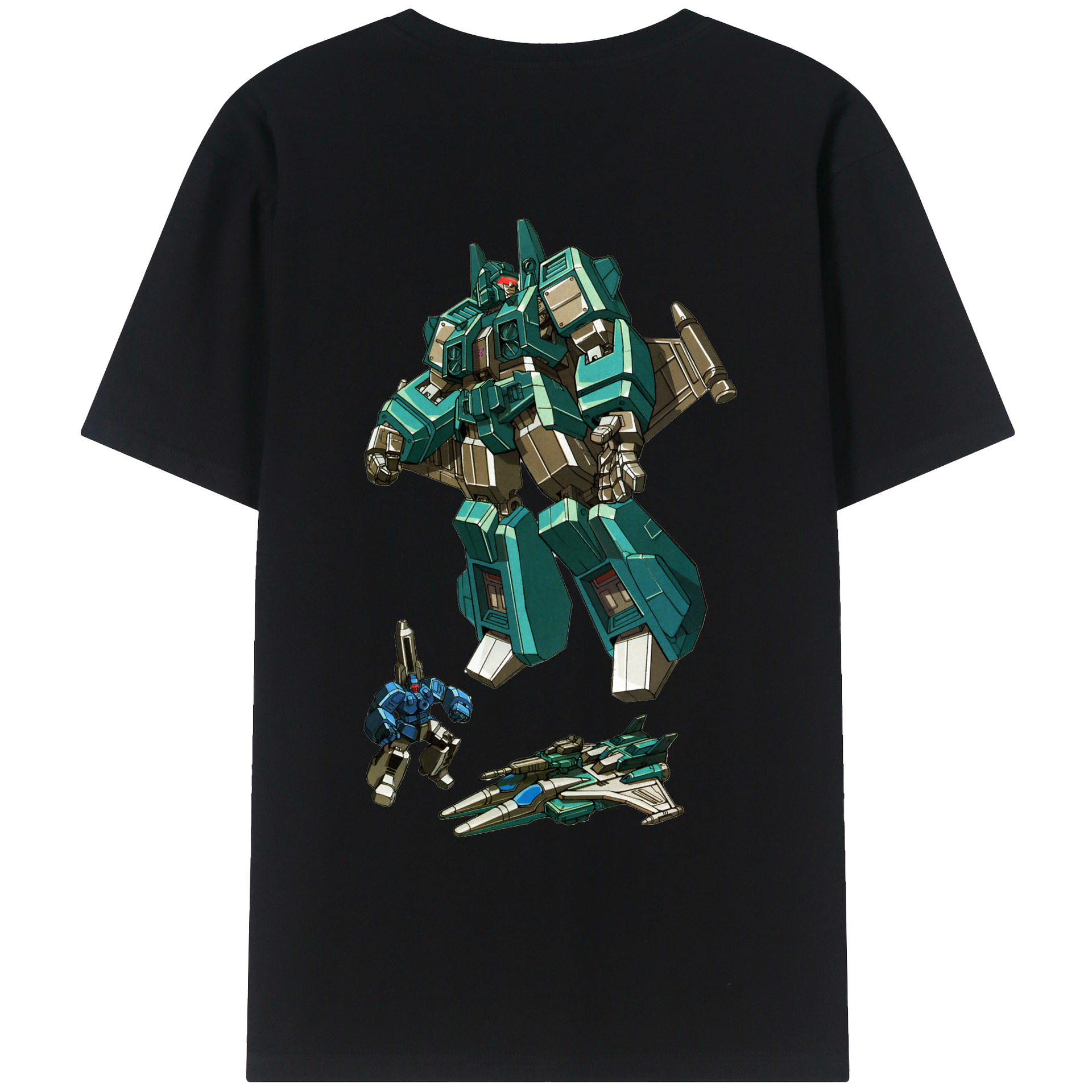 （画像用）  綿100％ メンズ半袖Tシャツ（バックプリント） 通気性