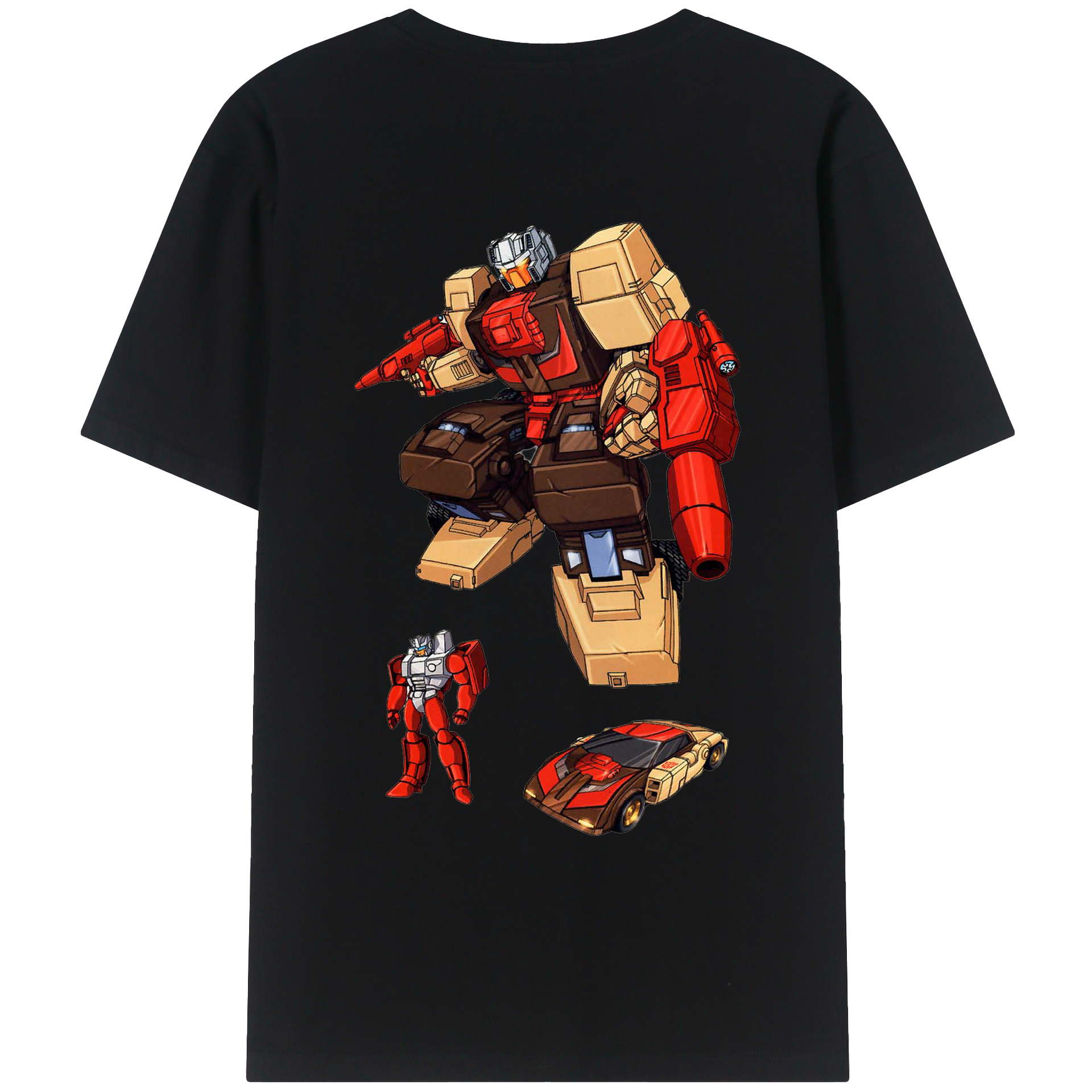 （画像用）  綿100％ メンズ半袖Tシャツ（バックプリント） 通気性