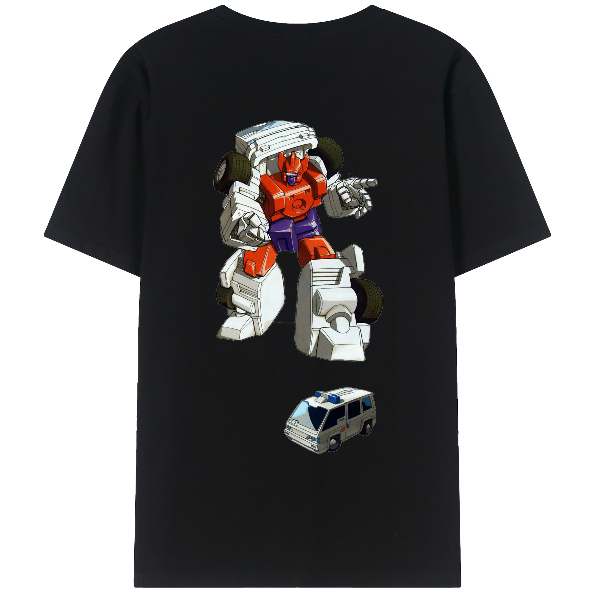（画像用）  綿100％ メンズ半袖Tシャツ（バックプリント） 通気性