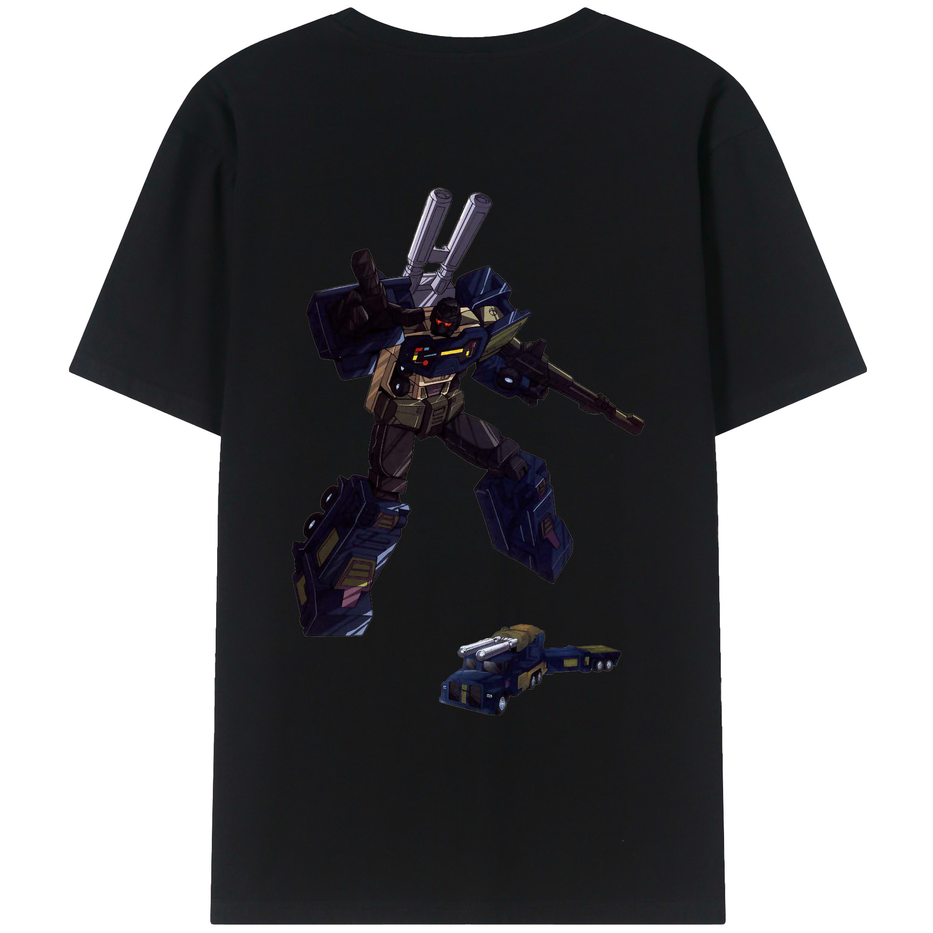 （画像用）  綿100％ メンズ半袖Tシャツ（バックプリント） 通気性