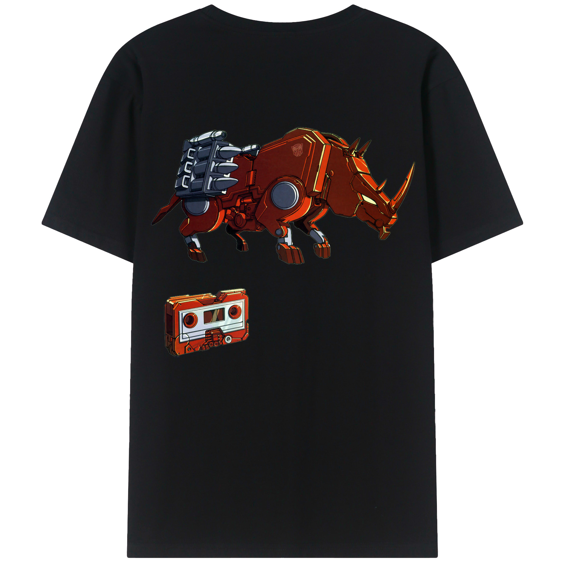 （画像用）  綿100％ メンズ半袖Tシャツ（バックプリント） 通気性