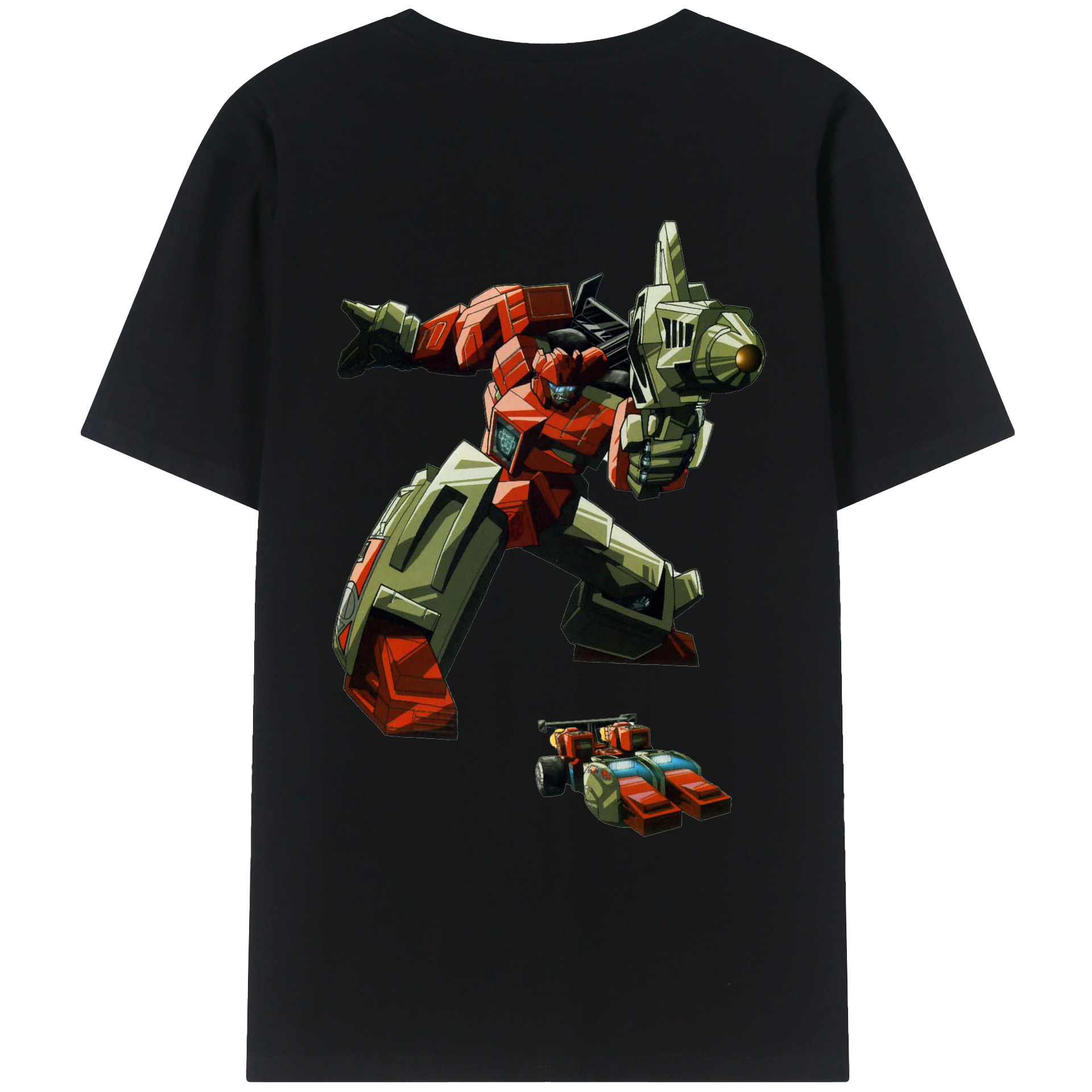（画像用）  綿100％ メンズ半袖Tシャツ（バックプリント） 通気性