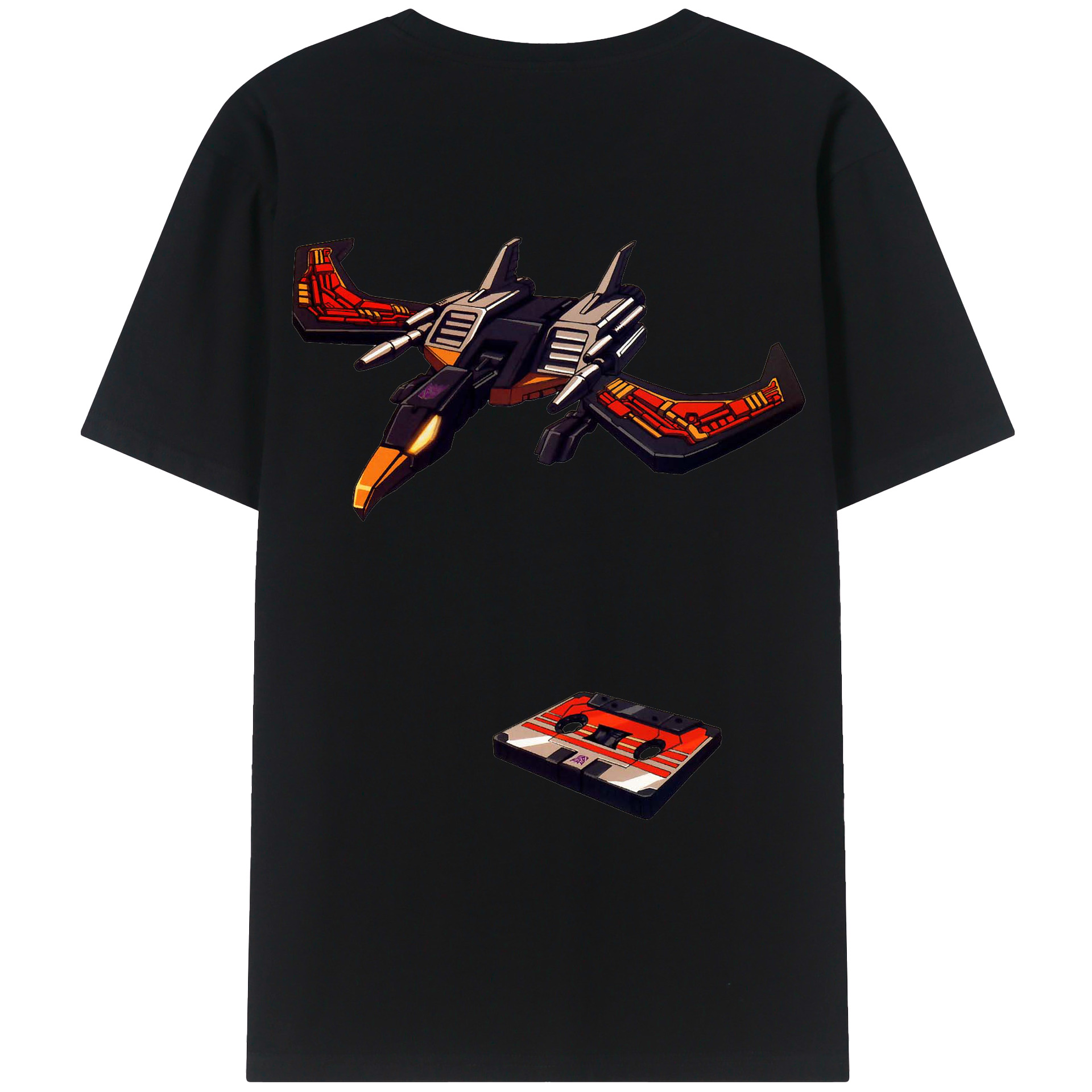 （画像用）  綿100％ メンズ半袖Tシャツ（バックプリント） 通気性