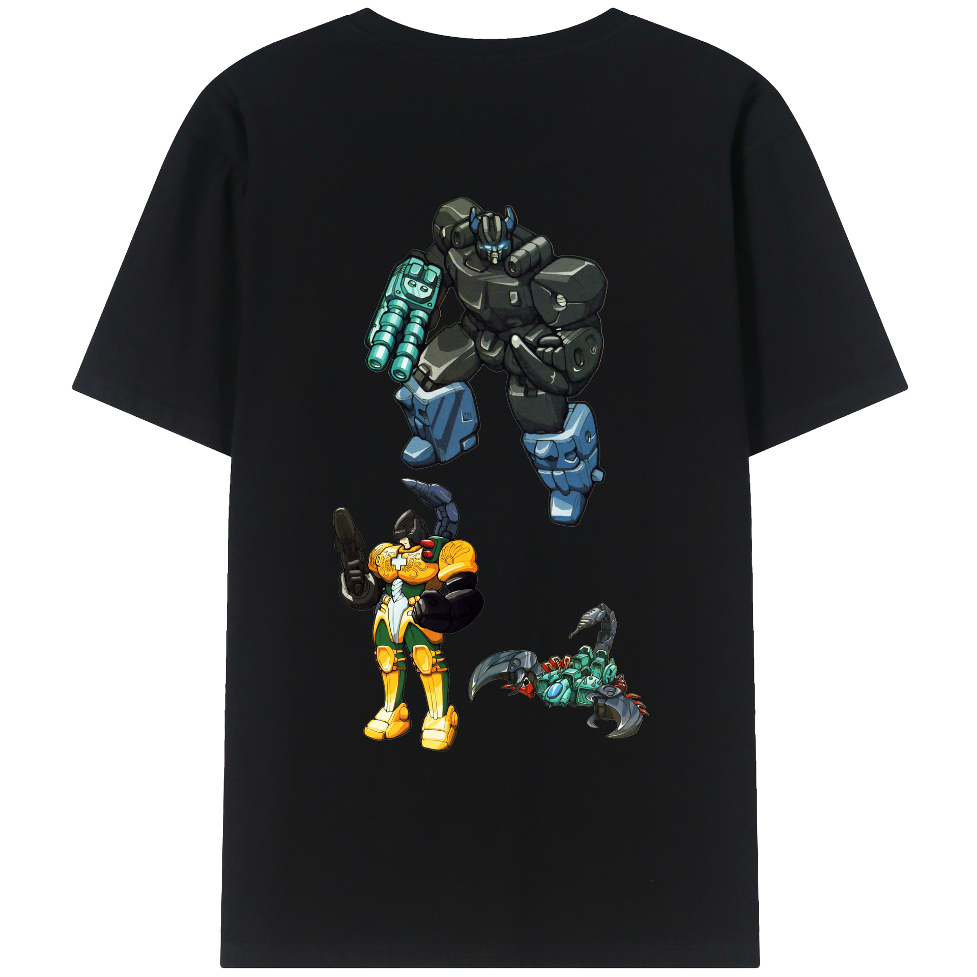 （画像用）  綿100％ メンズ半袖Tシャツ（バックプリント） 通気性