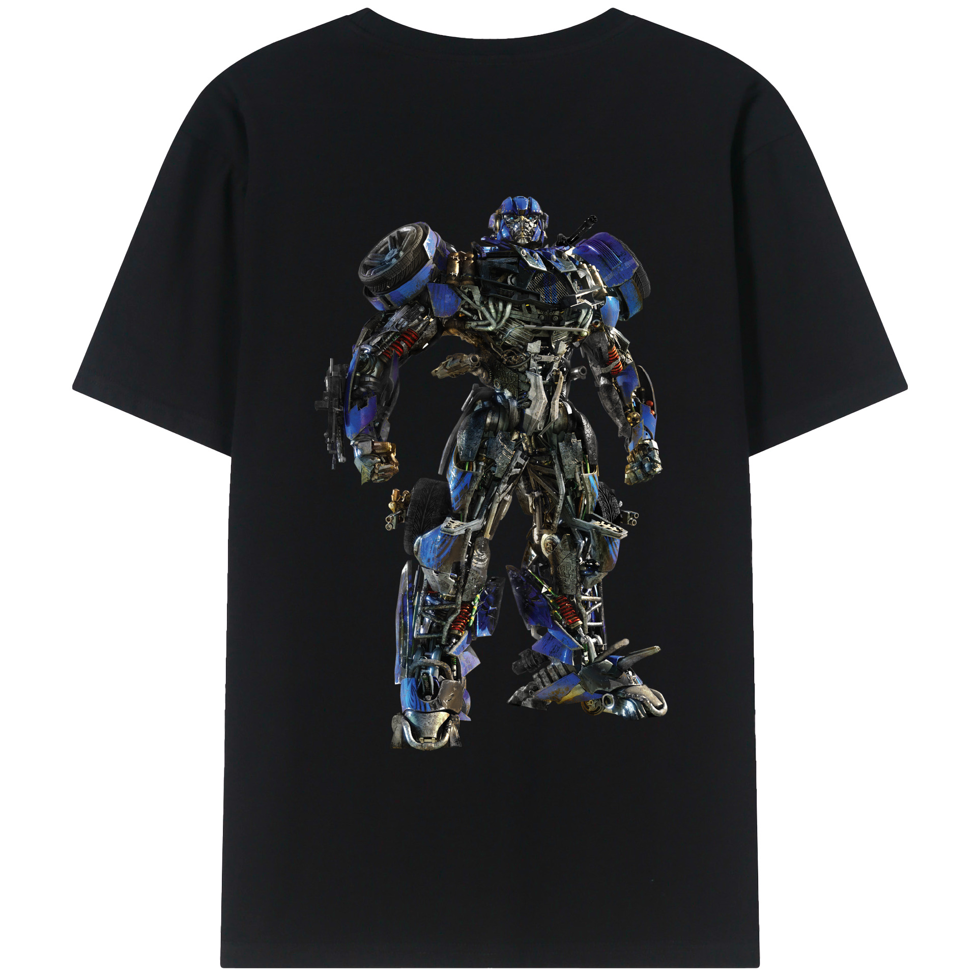 （画像用）  綿100％ メンズ半袖Tシャツ（バックプリント） 通気性