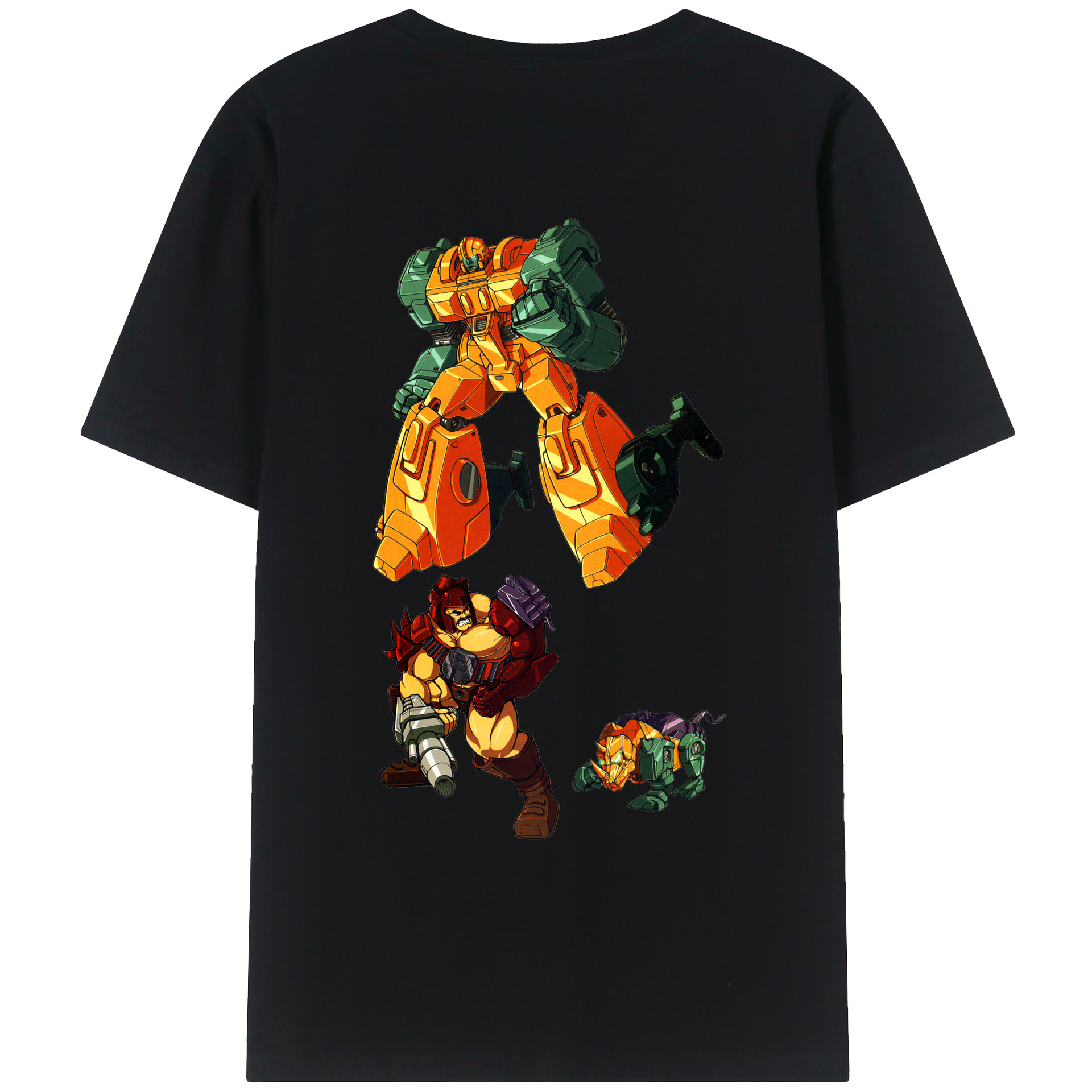（画像用）  綿100％ メンズ半袖Tシャツ（バックプリント） 通気性