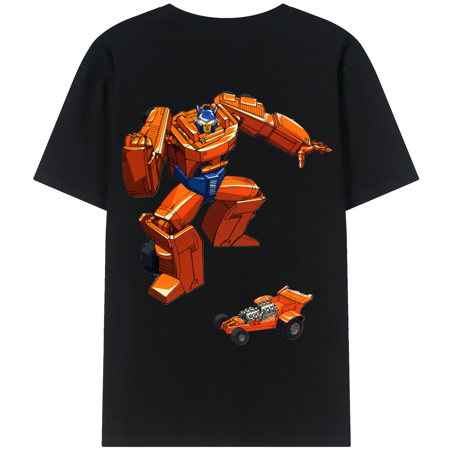 （画像用）  綿100％ メンズ半袖Tシャツ（バックプリント） 通気性