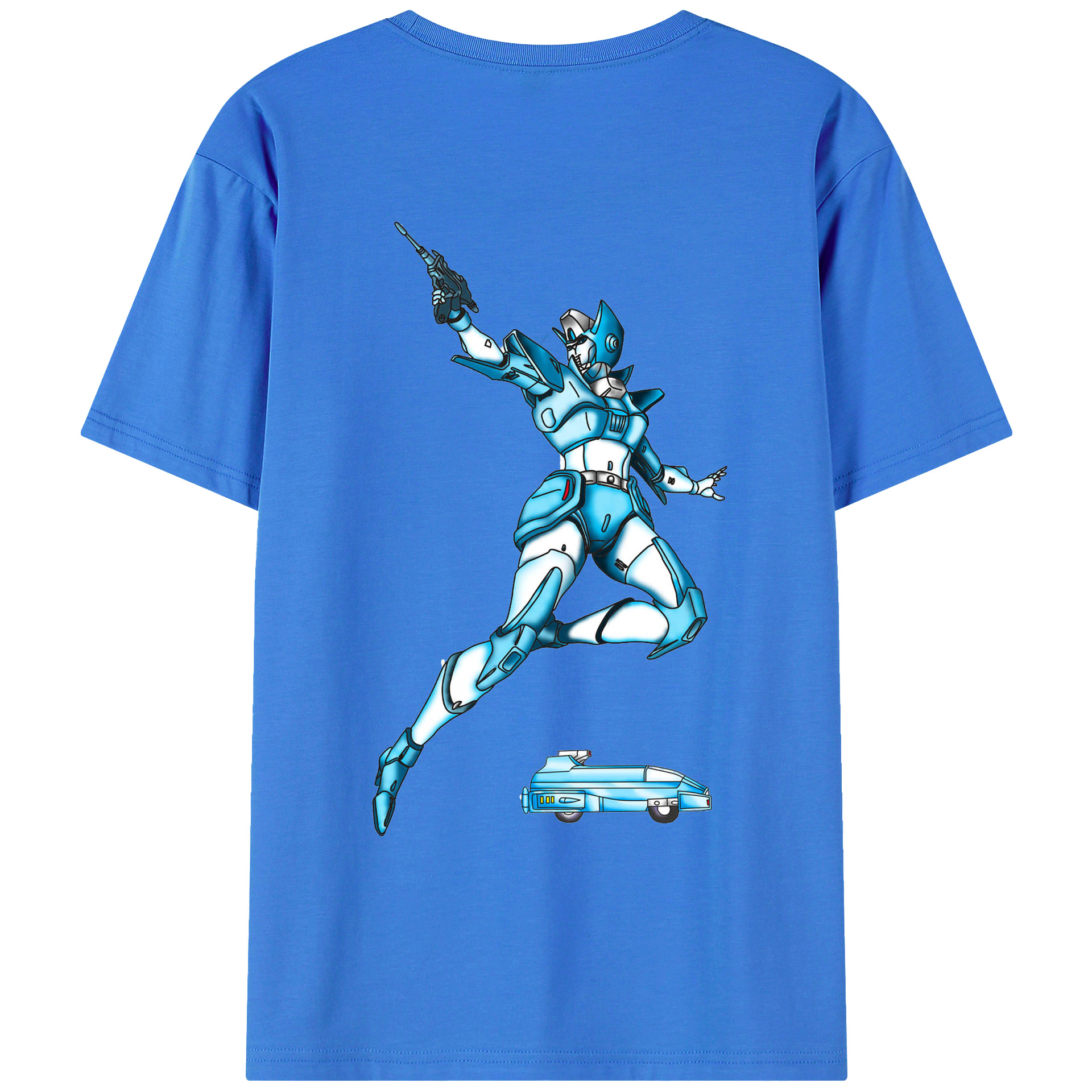 （画像用）  綿100％ メンズ半袖Tシャツ（バックプリント） 通気性