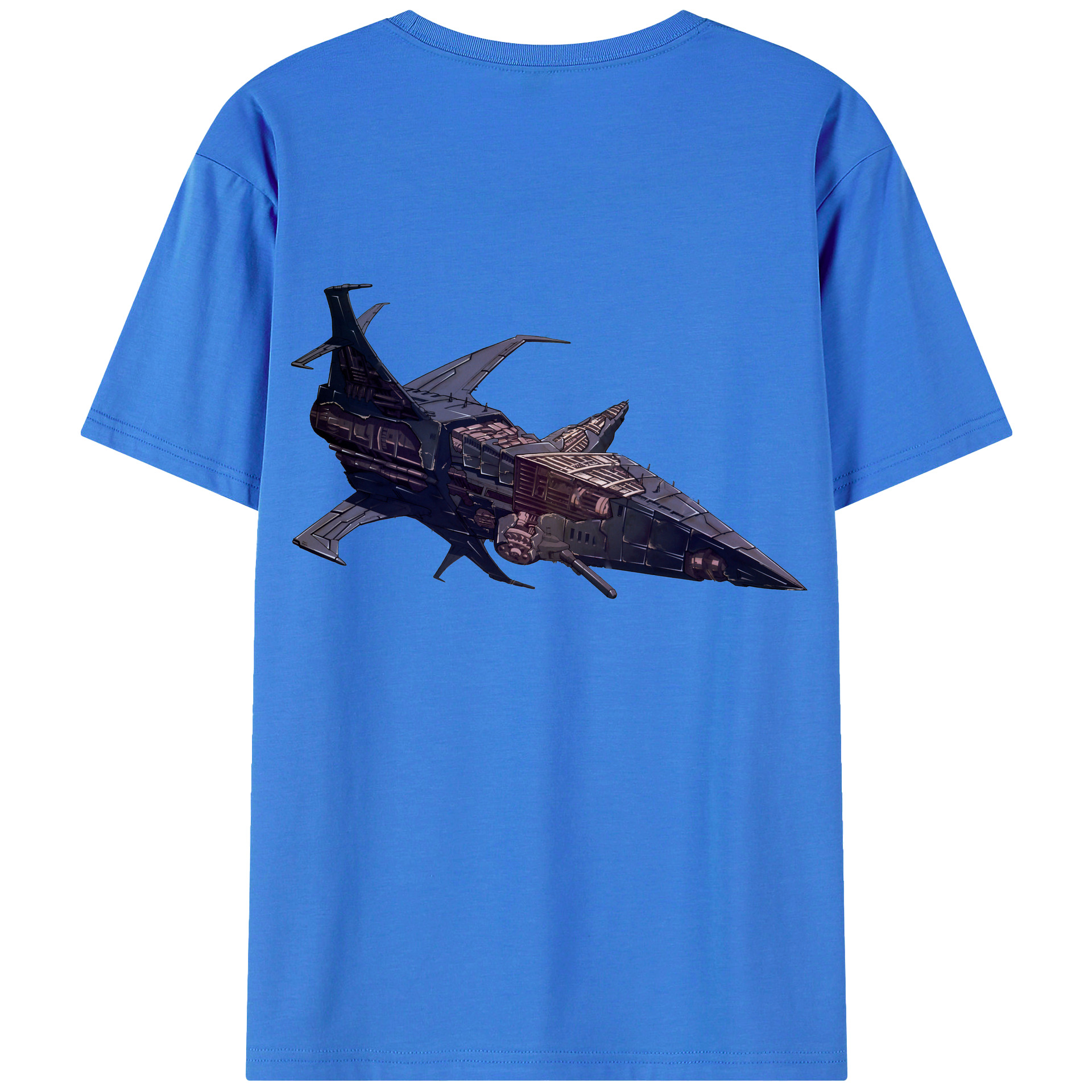 （画像用）  綿100％ メンズ半袖Tシャツ（バックプリント） 通気性