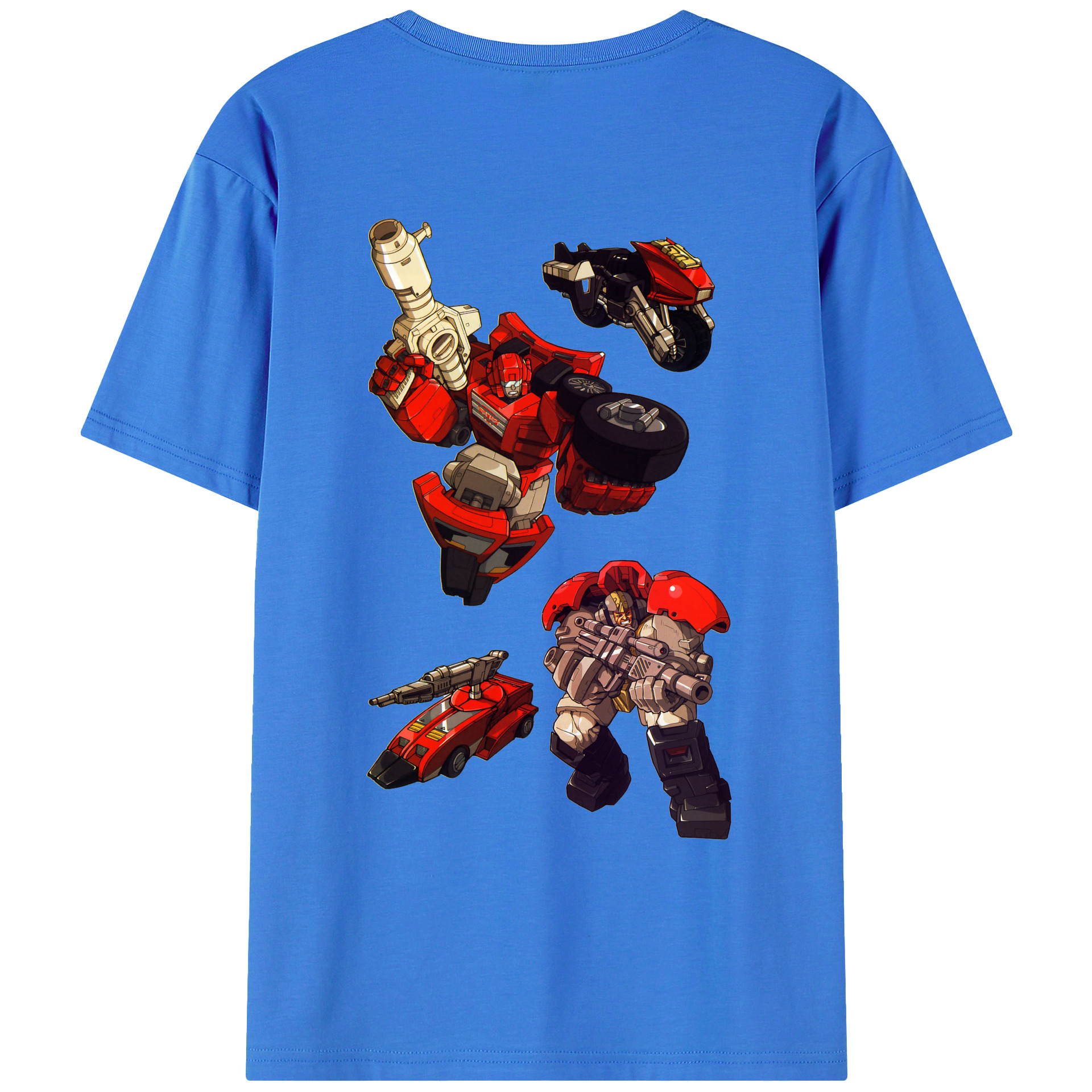 （画像用）  綿100％ メンズ半袖Tシャツ（バックプリント） 通気性