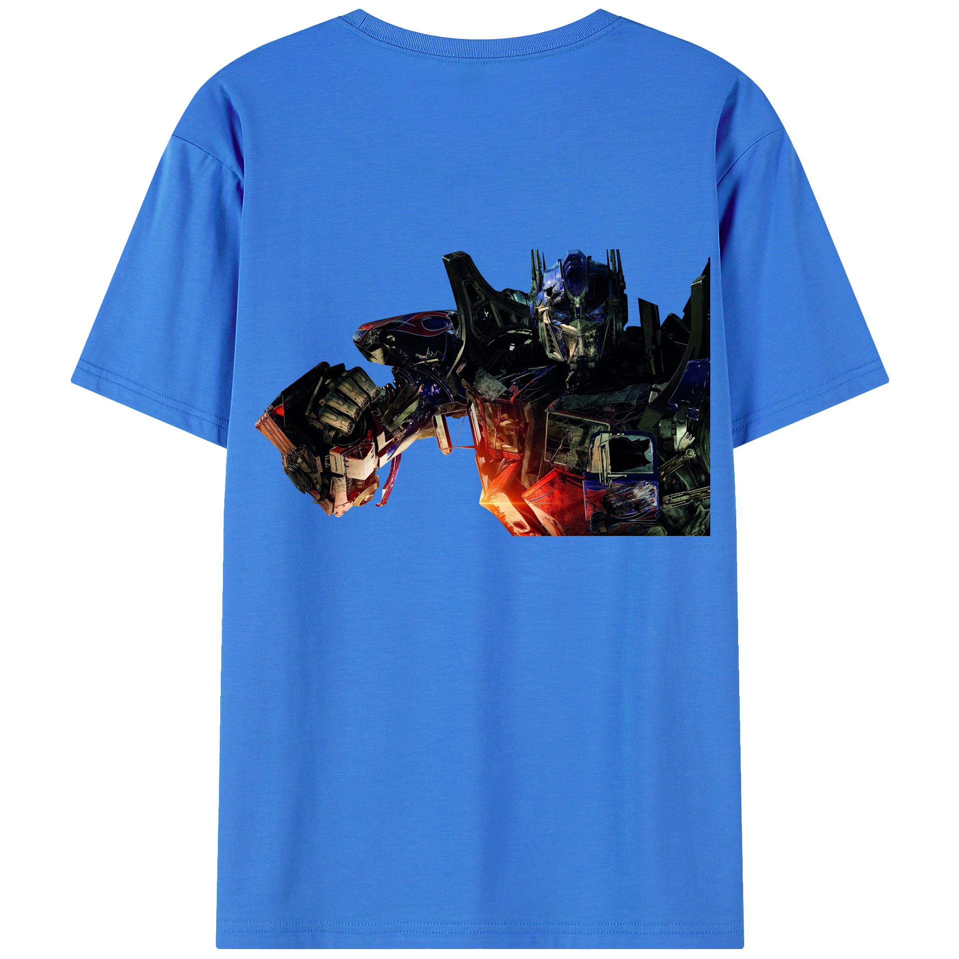 （画像用）  綿100％ メンズ半袖Tシャツ（バックプリント） 通気性
