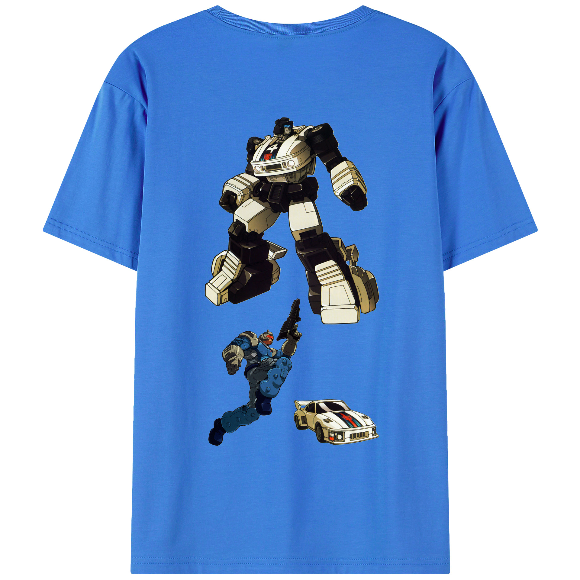 （画像用）  綿100％ メンズ半袖Tシャツ（バックプリント） 通気性