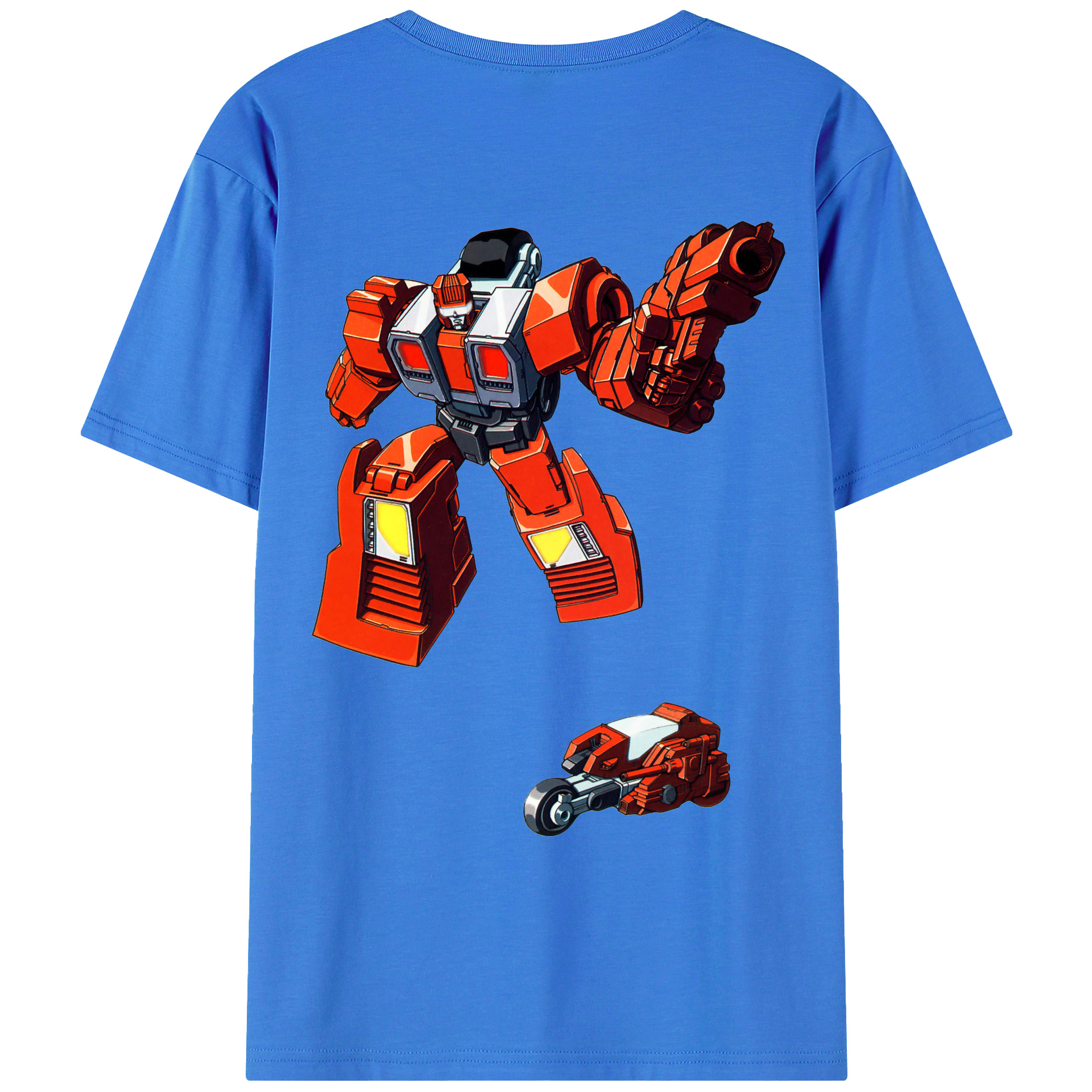 （画像用）  綿100％ メンズ半袖Tシャツ（バックプリント） 通気性