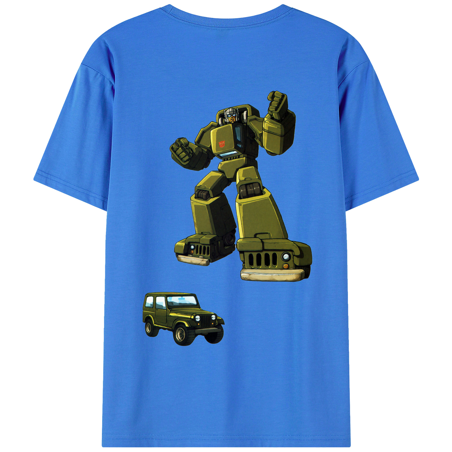 （画像用）  綿100％ メンズ半袖Tシャツ（バックプリント） 通気性