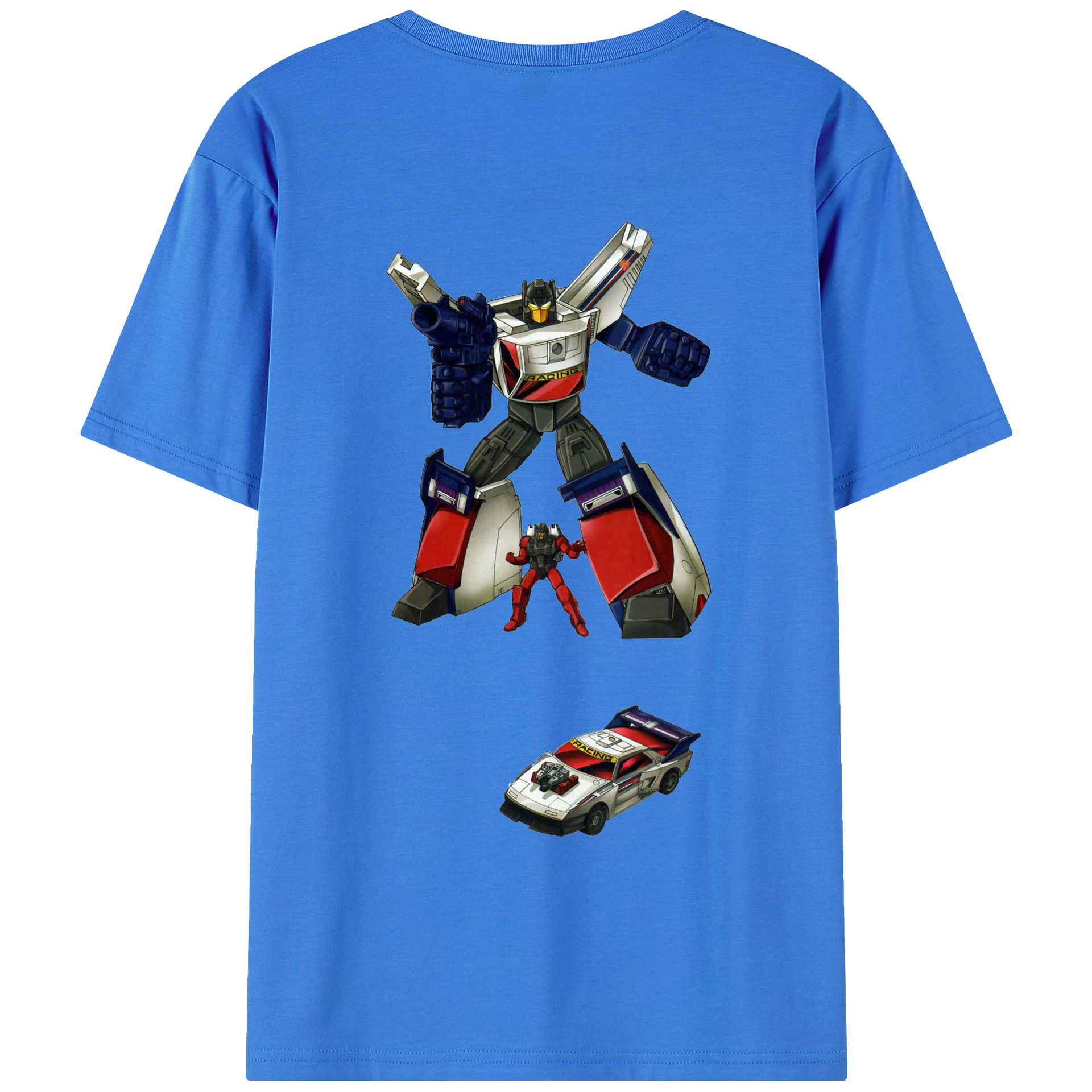 （画像用）  綿100％ メンズ半袖Tシャツ（バックプリント） 通気性