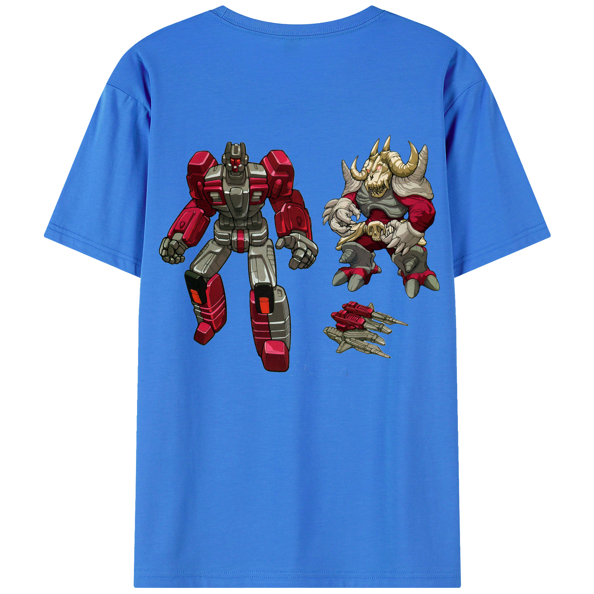 （画像用）  綿100％ メンズ半袖Tシャツ（バックプリント） 通気性