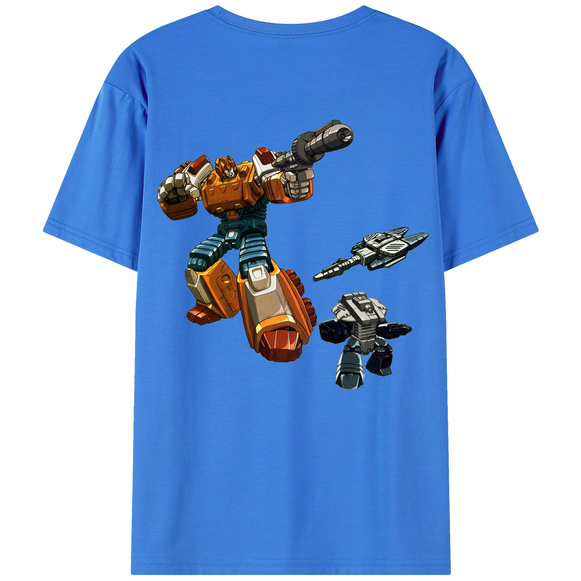 （画像用）  綿100％ メンズ半袖Tシャツ（バックプリント） 通気性