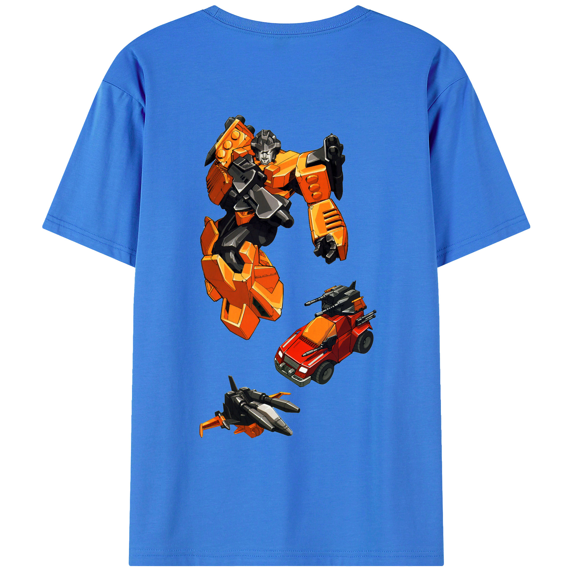 （画像用）  綿100％ メンズ半袖Tシャツ（バックプリント） 通気性