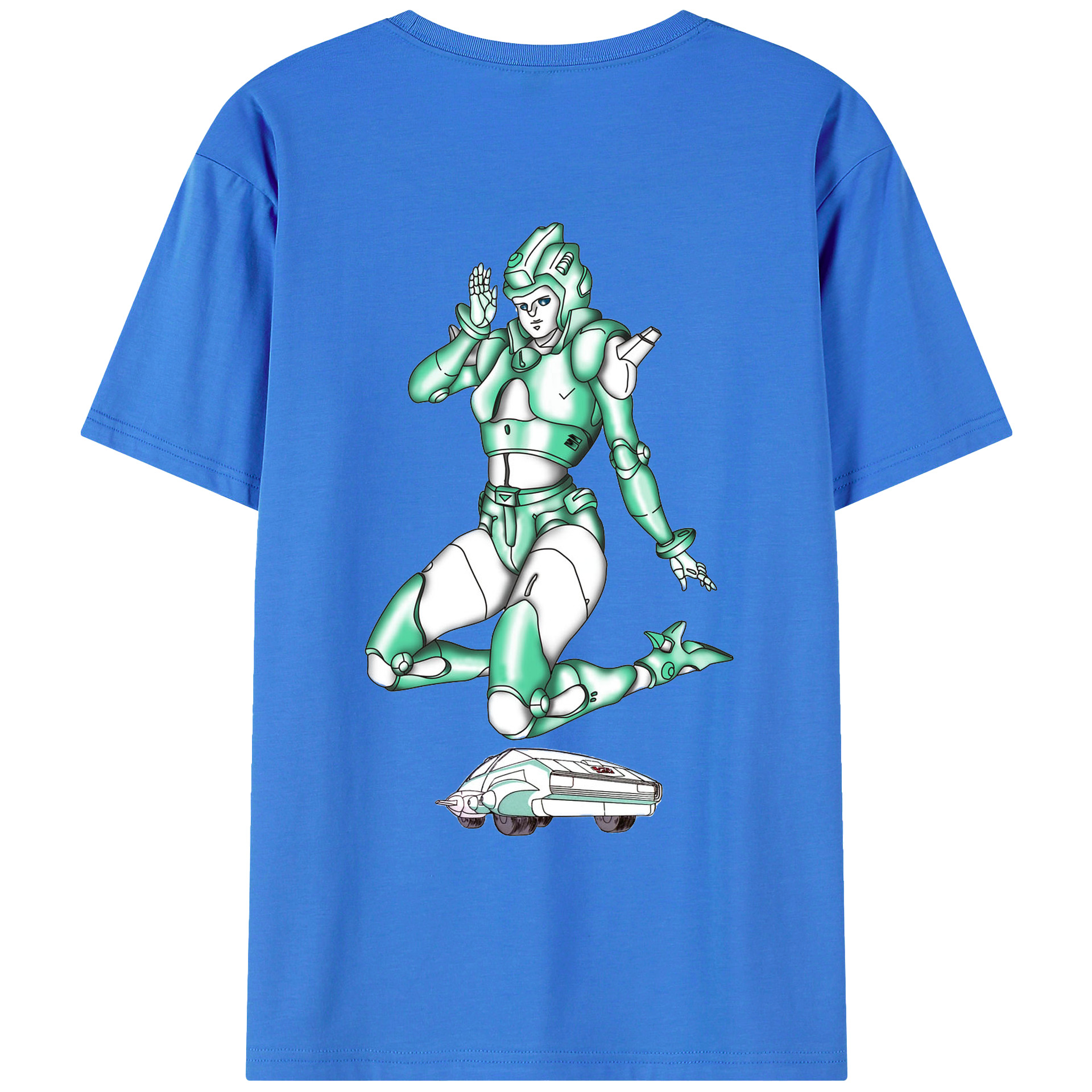 （画像用）  綿100％ メンズ半袖Tシャツ（バックプリント） 通気性