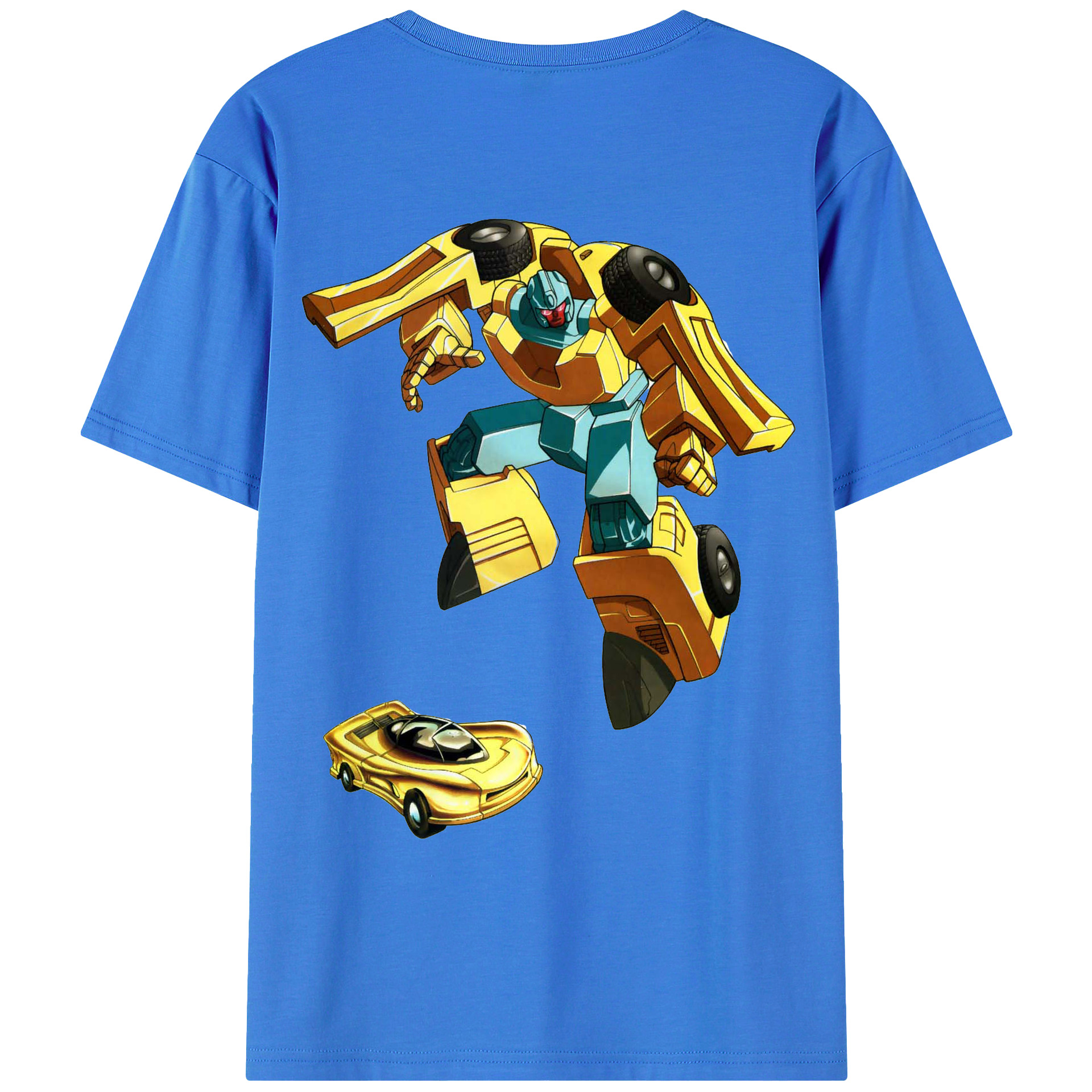 （画像用）  綿100％ メンズ半袖Tシャツ（バックプリント） 通気性