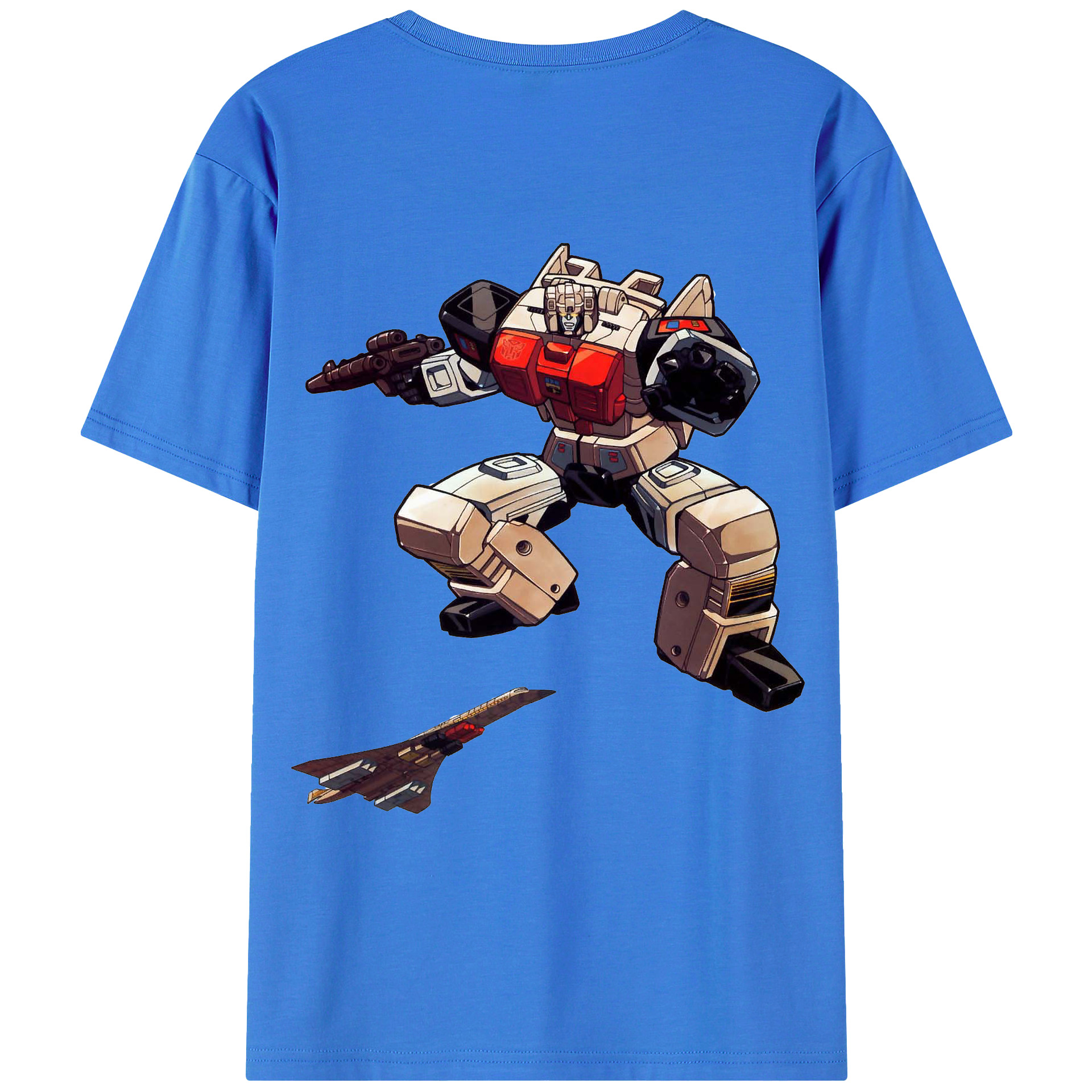 （画像用）  綿100％ メンズ半袖Tシャツ（バックプリント） 通気性