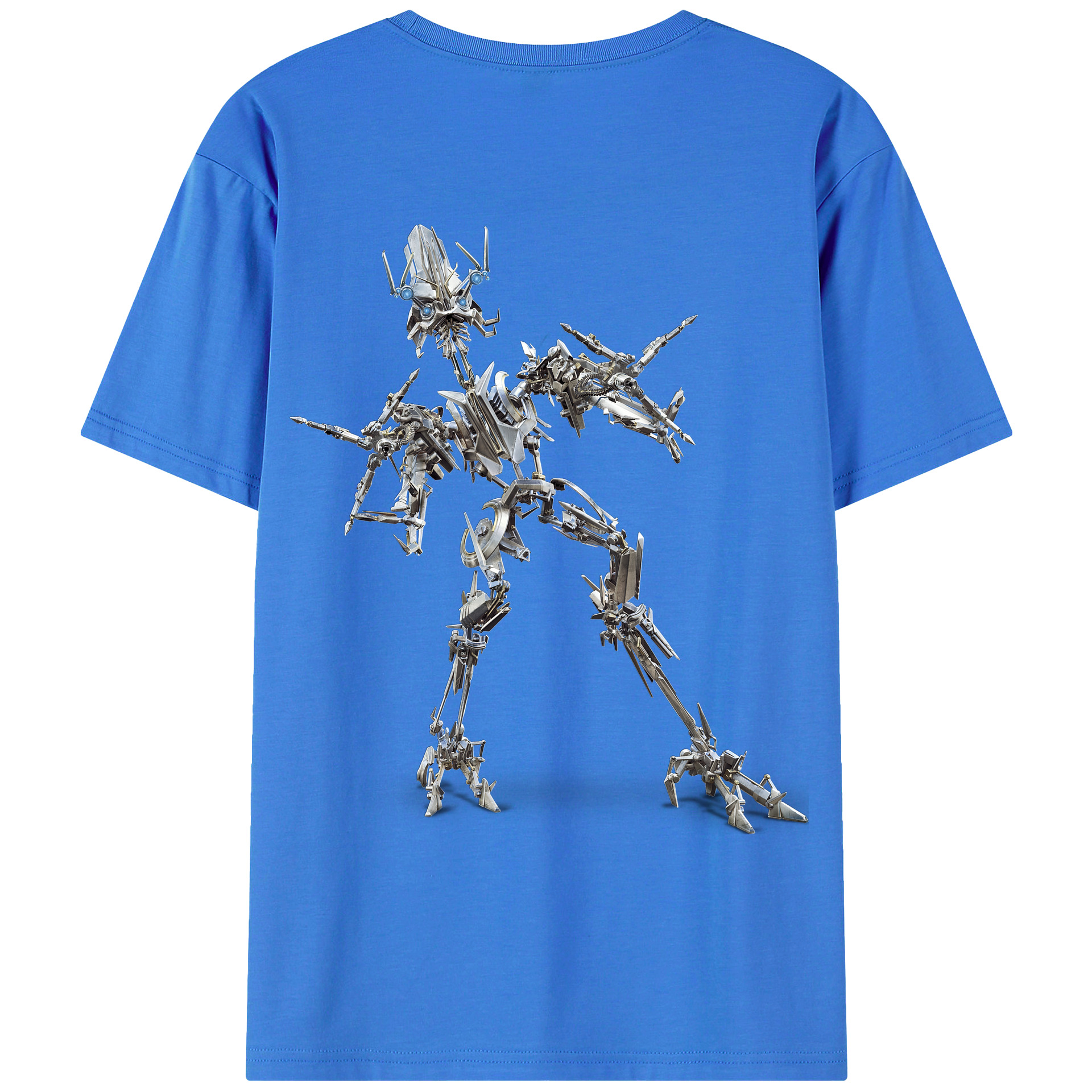 （画像用）  綿100％ メンズ半袖Tシャツ（バックプリント） 通気性
