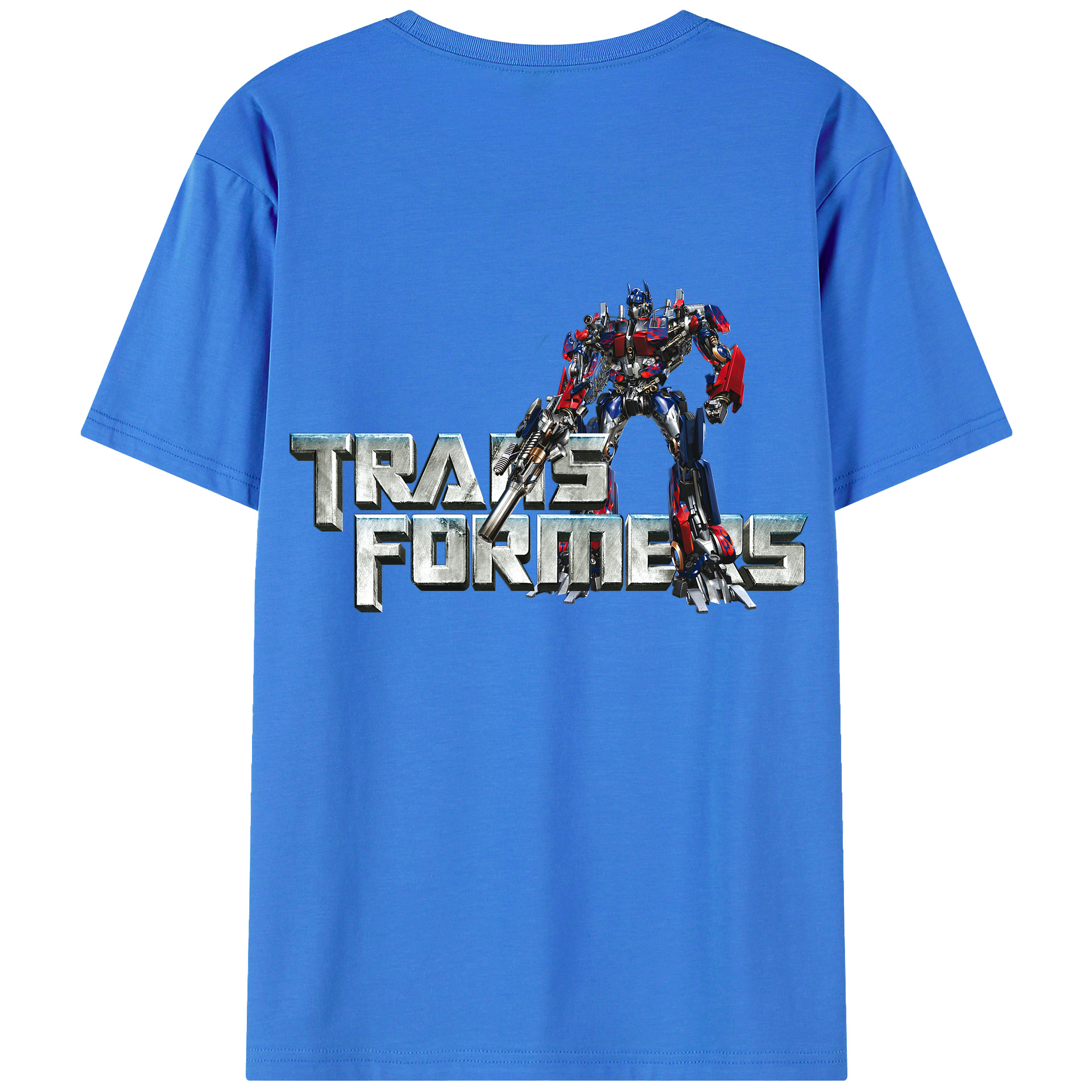 （画像用）  綿100％ メンズ半袖Tシャツ（バックプリント） 通気性