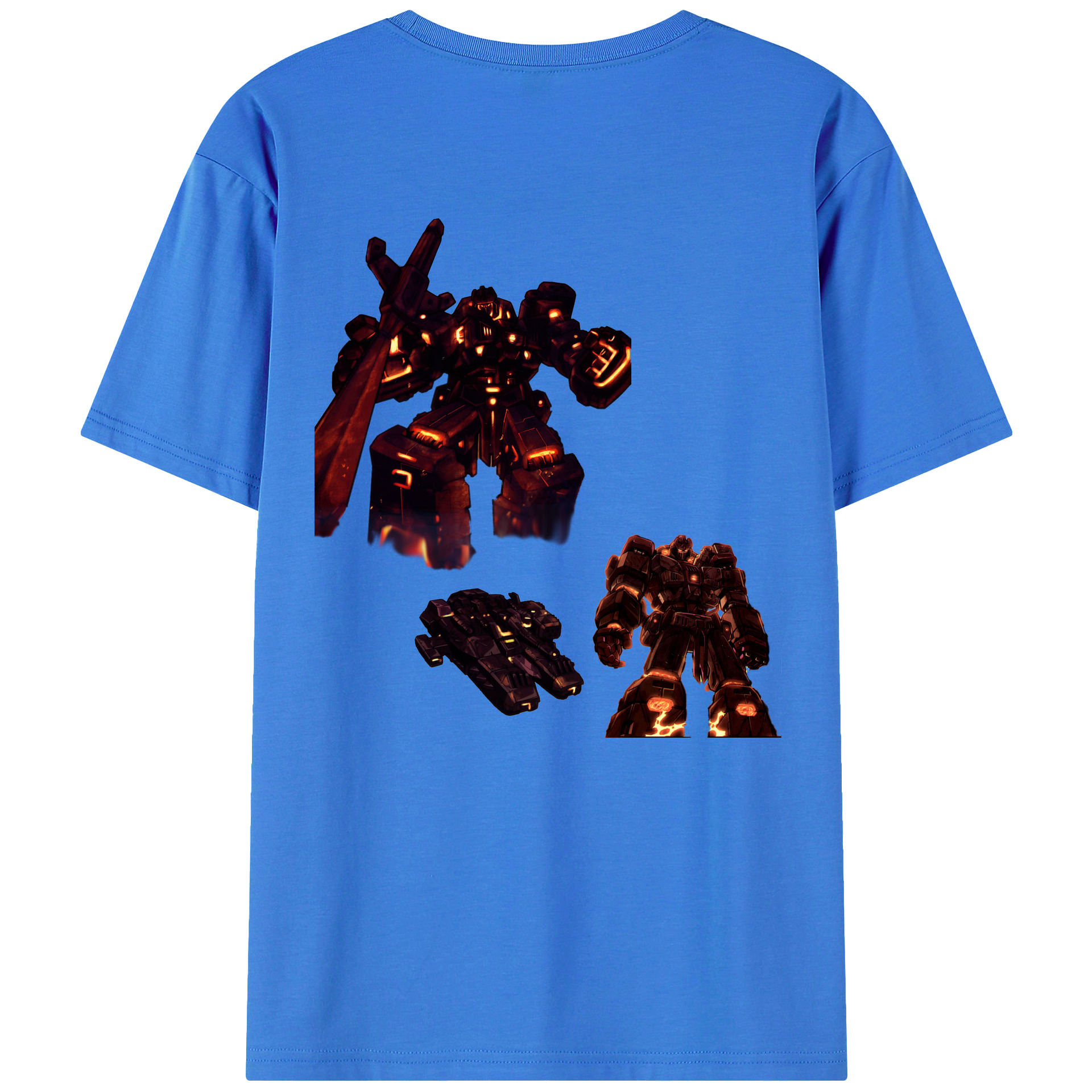 （画像用）  綿100％ メンズ半袖Tシャツ（バックプリント） 通気性