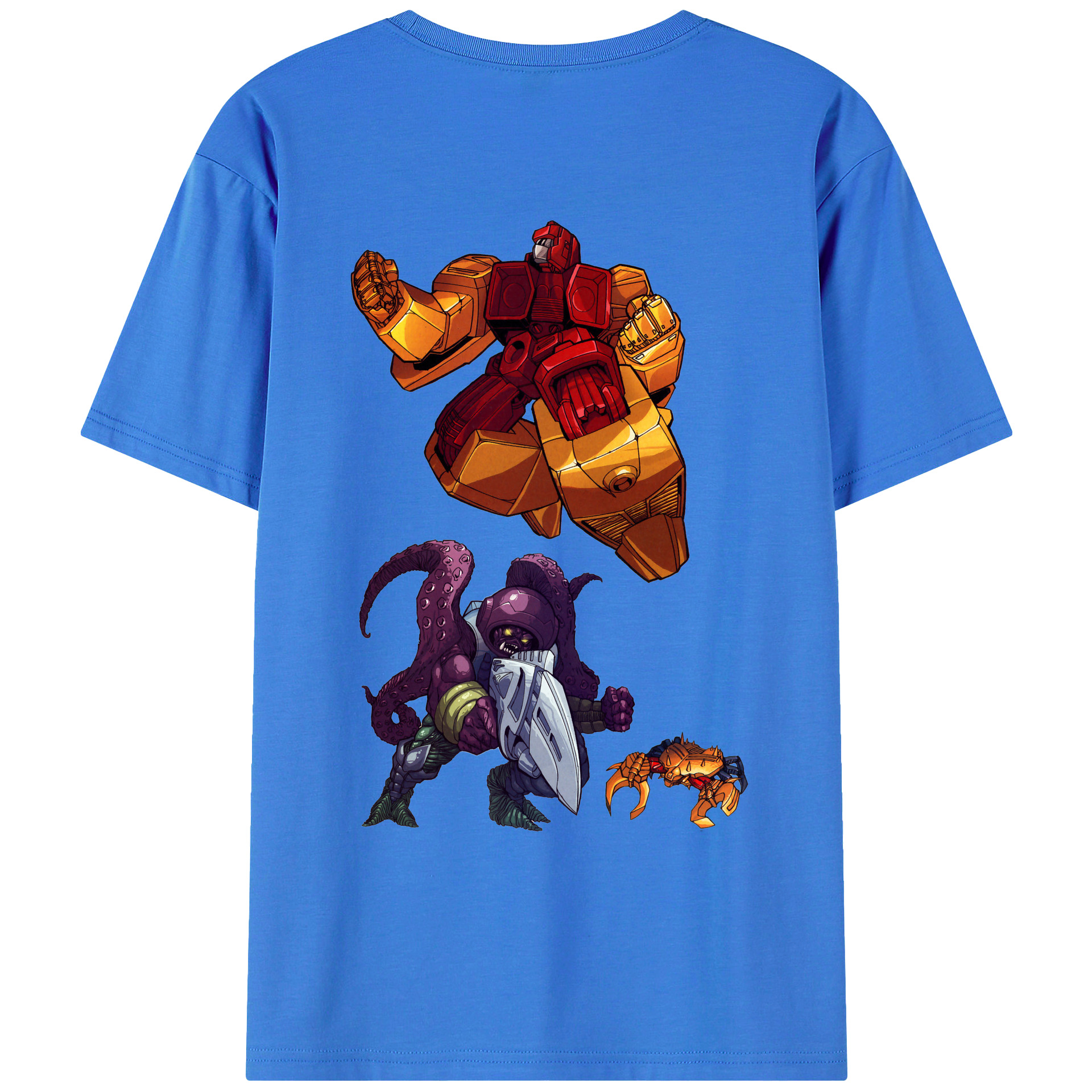 （画像用）  綿100％ メンズ半袖Tシャツ（バックプリント） 通気性