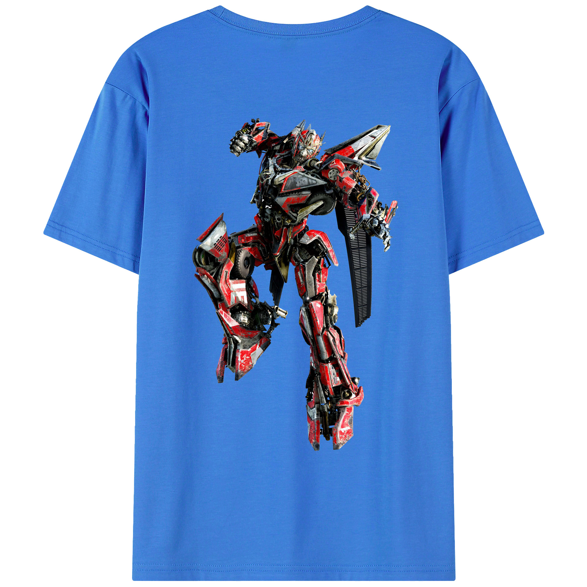 （画像用）  綿100％ メンズ半袖Tシャツ（バックプリント） 通気性