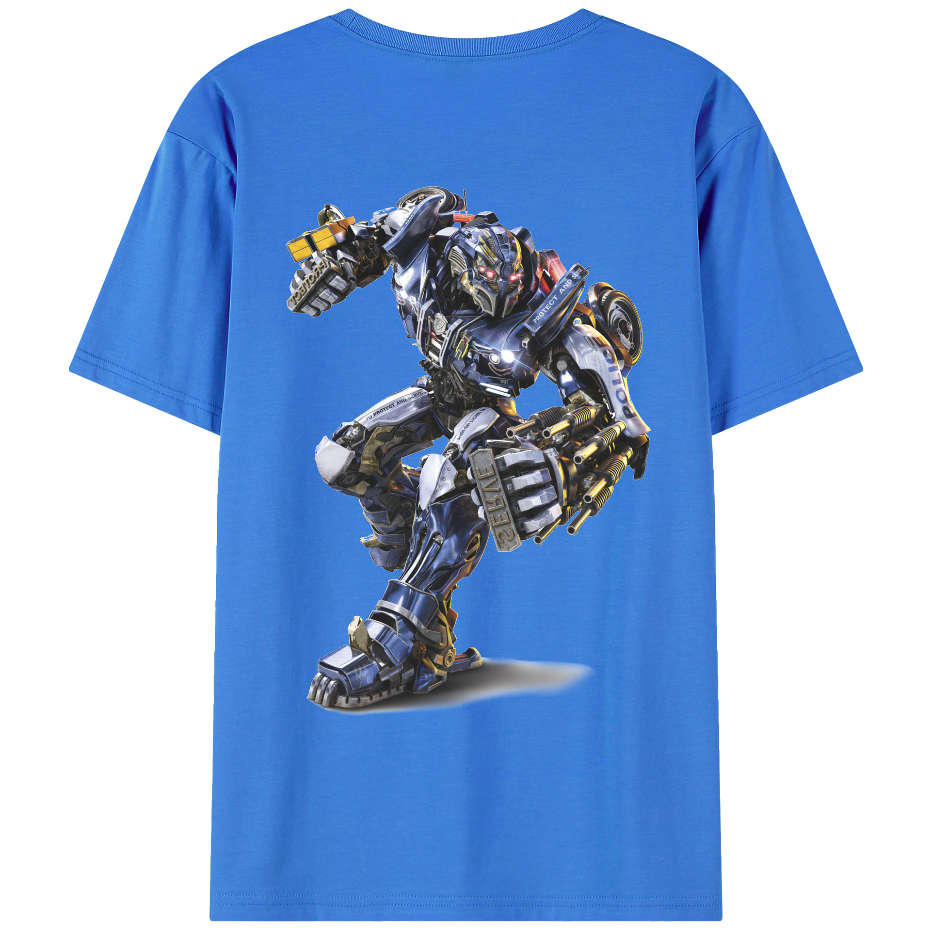 （画像用）  綿100％ メンズ半袖Tシャツ（バックプリント） 通気性