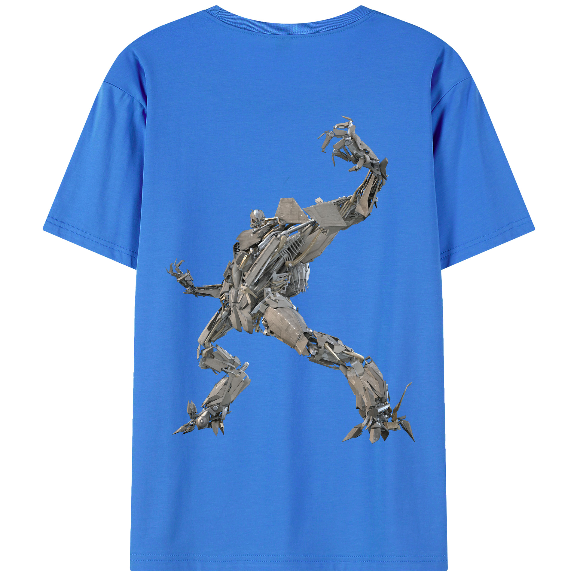 （画像用）  綿100％ メンズ半袖Tシャツ（バックプリント） 通気性