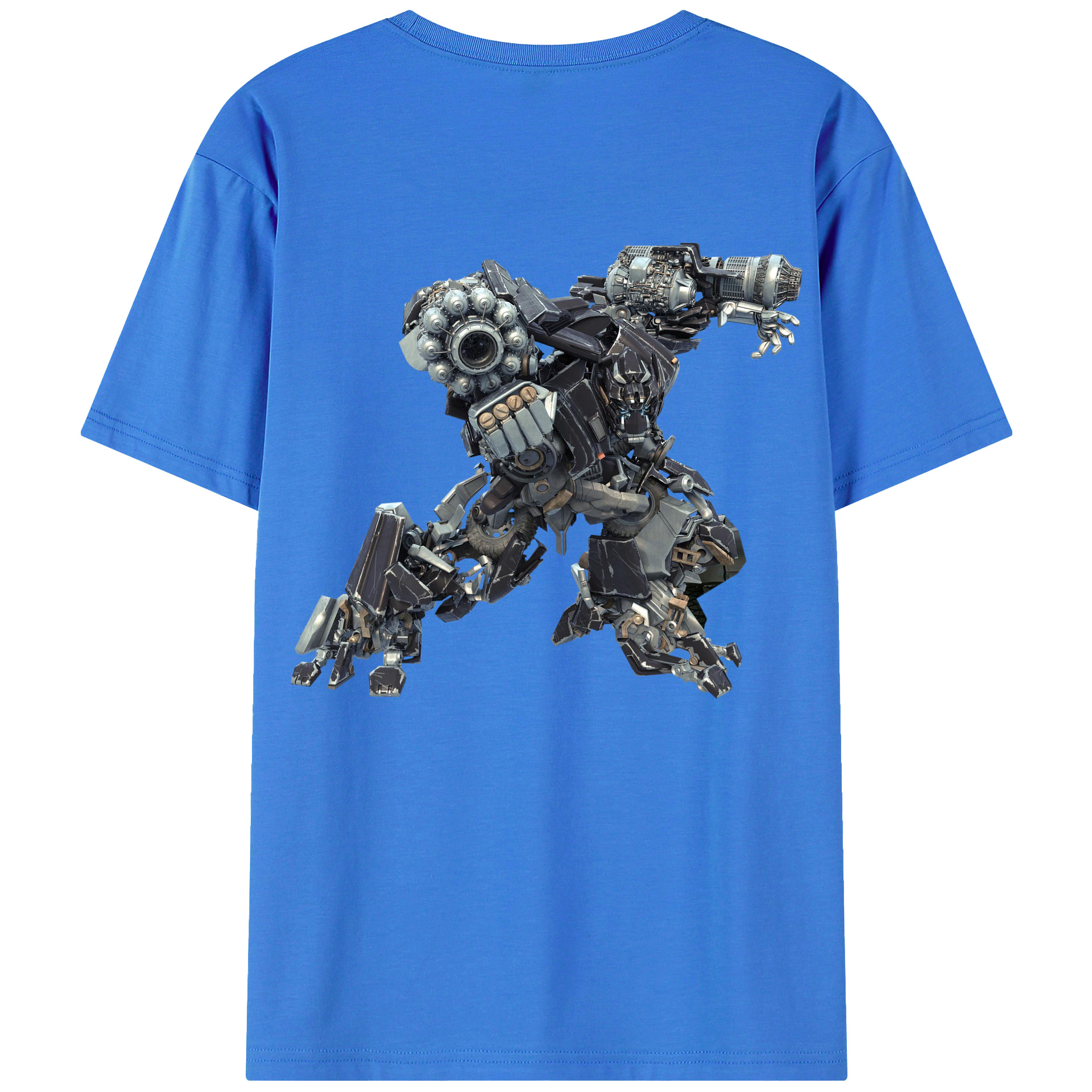 （画像用）  綿100％ メンズ半袖Tシャツ（バックプリント） 通気性