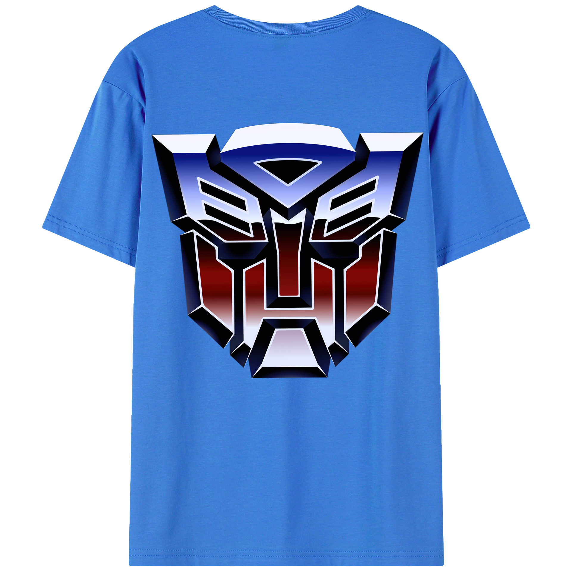 （画像用）  綿100％ メンズ半袖Tシャツ（バックプリント） 通気性