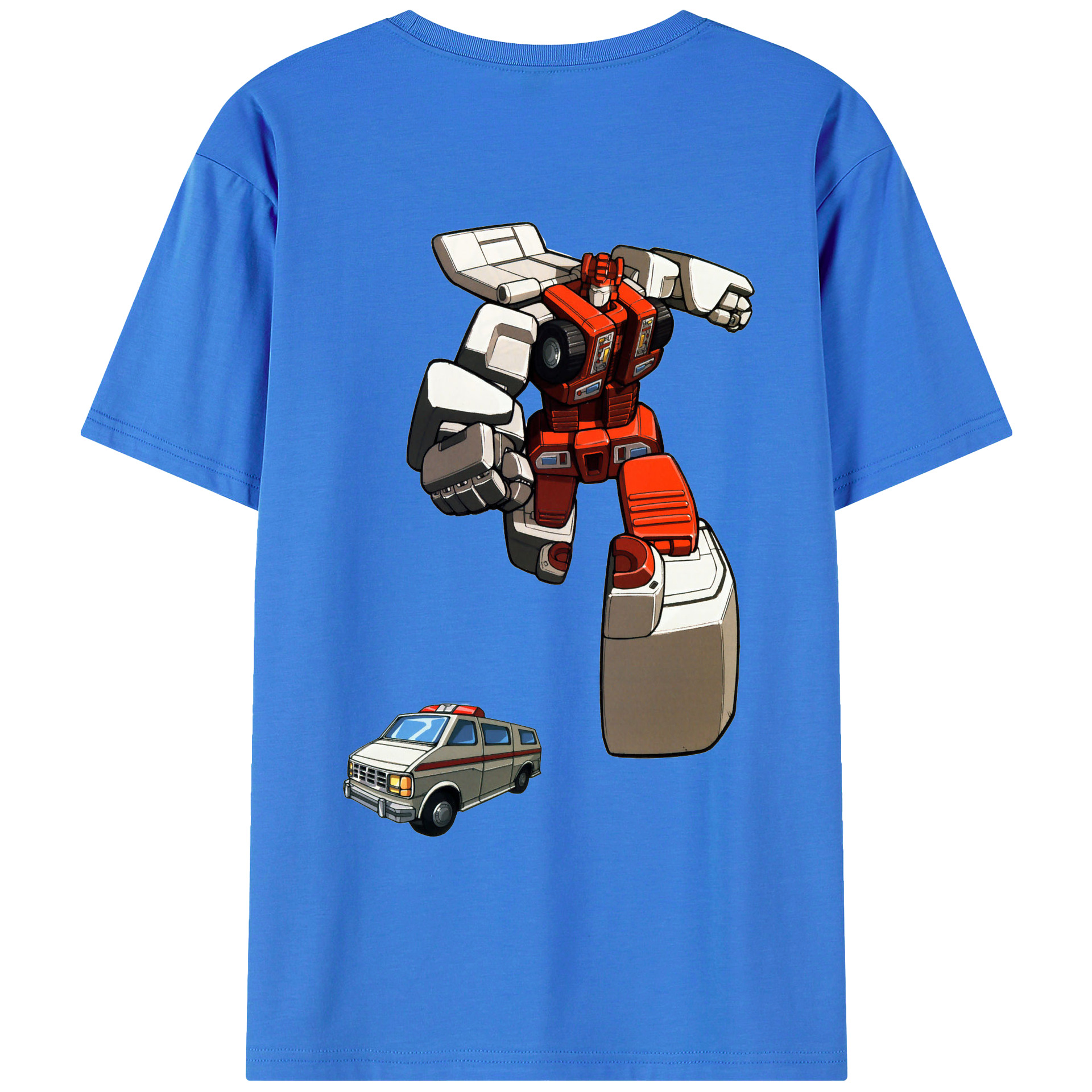 （画像用）  綿100％ メンズ半袖Tシャツ（バックプリント） 通気性