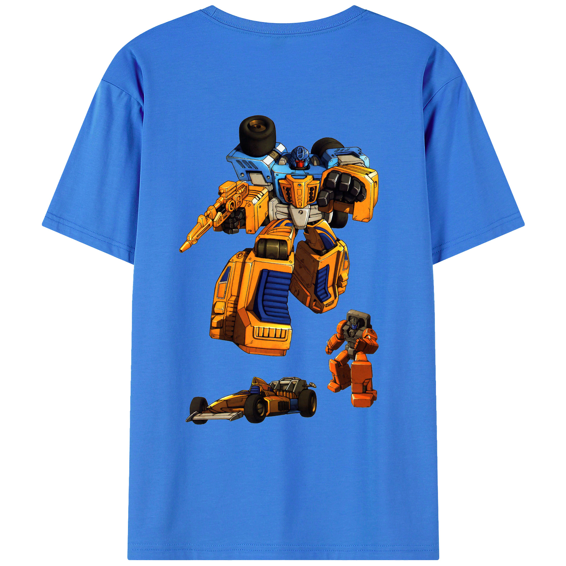 （画像用）  綿100％ メンズ半袖Tシャツ（バックプリント） 通気性